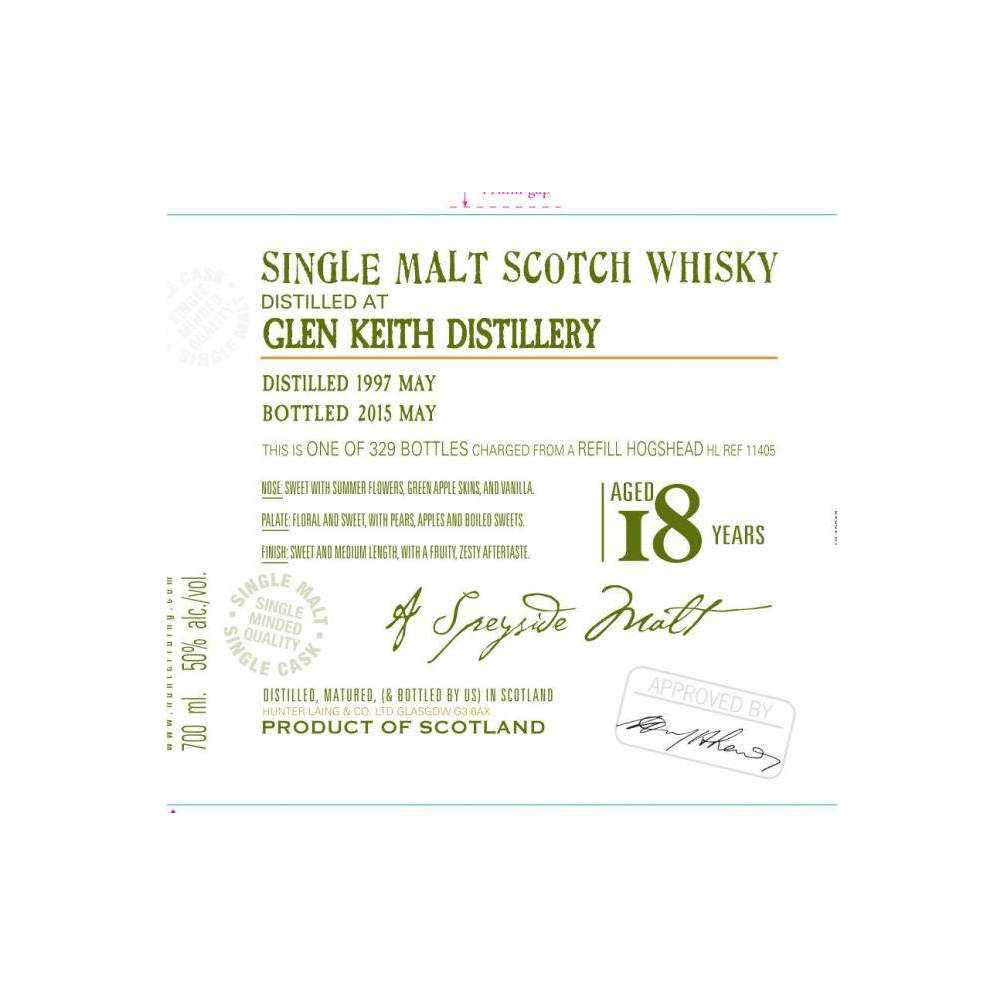 Glen Keith Old Malt Cask 1997 18 Years Single Malt Whisky 2