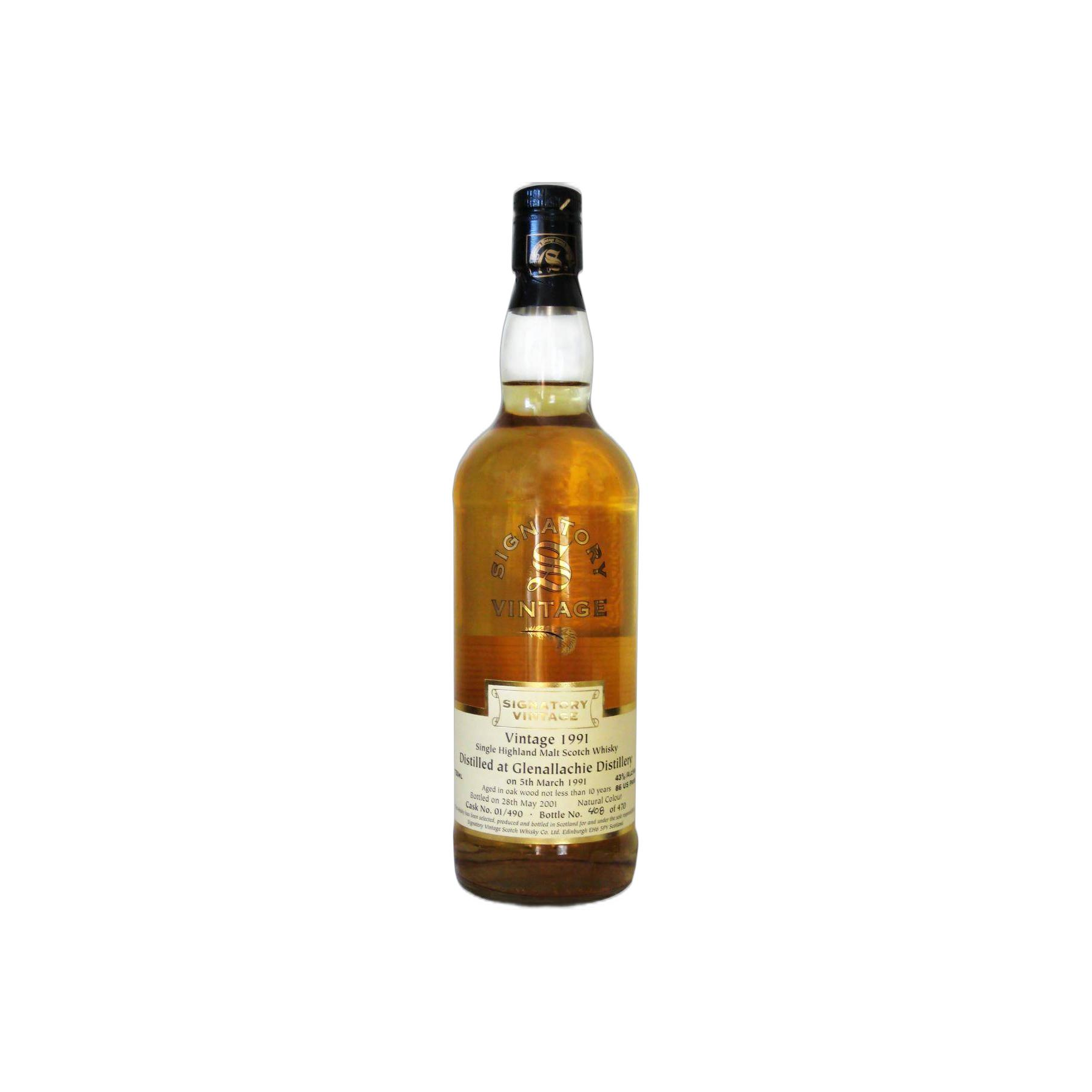 The GlenAllachie Vintage Collection 1991 10 Years Single Malt Whisky