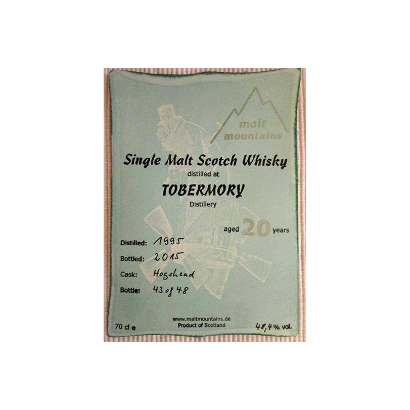 Tobermory 1995 20 Years Single Malt Whisky 2