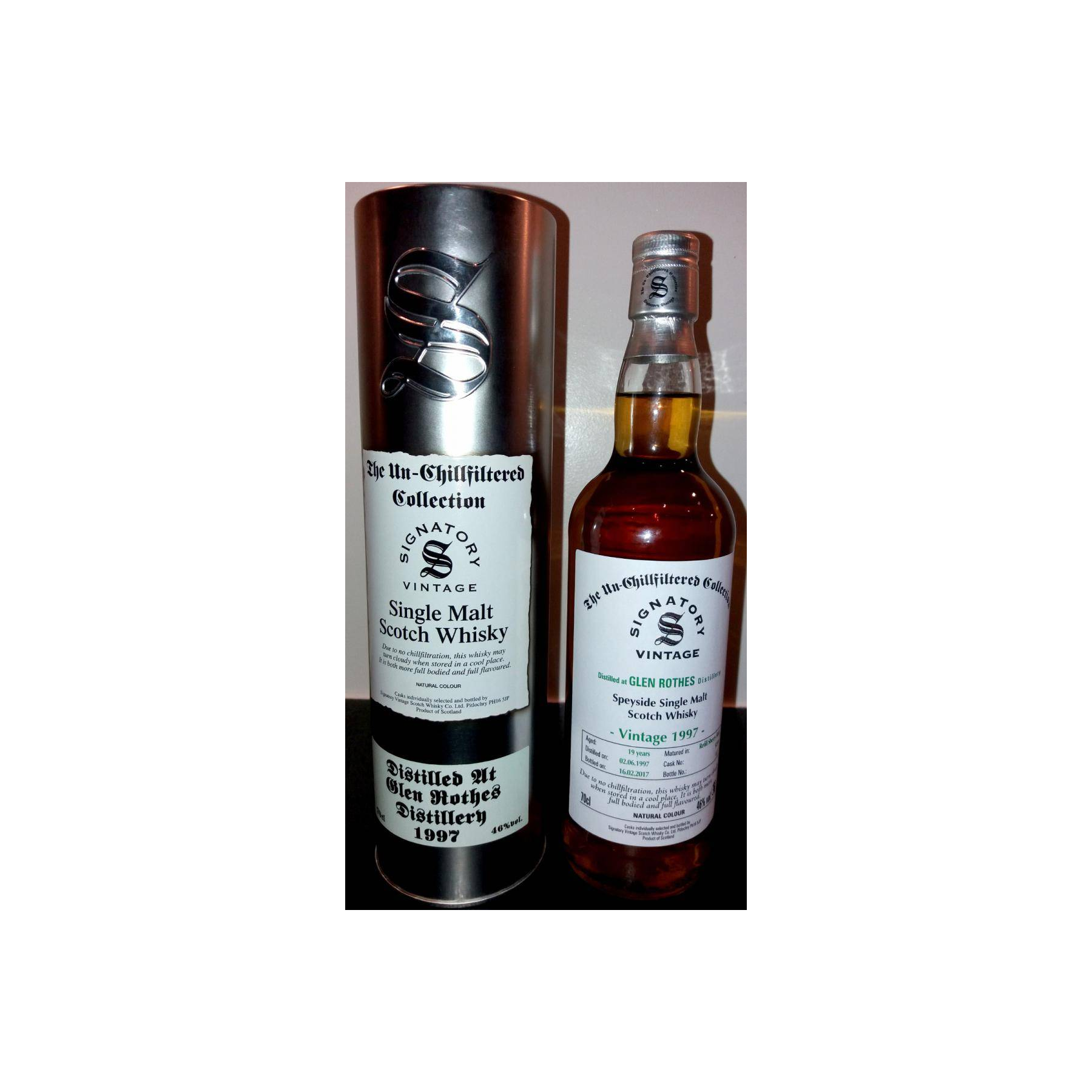 The Glenrothes The Un-Chillfiltered Collection 1997 19 Years Single Malt Whisky 2