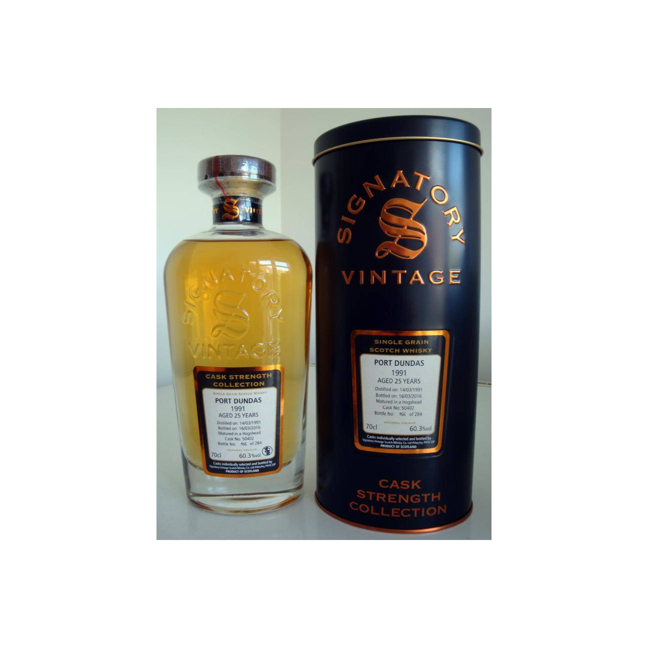 Port Dundas Cask Strength Collection 1991 25 Years Single Grain Whisky 2