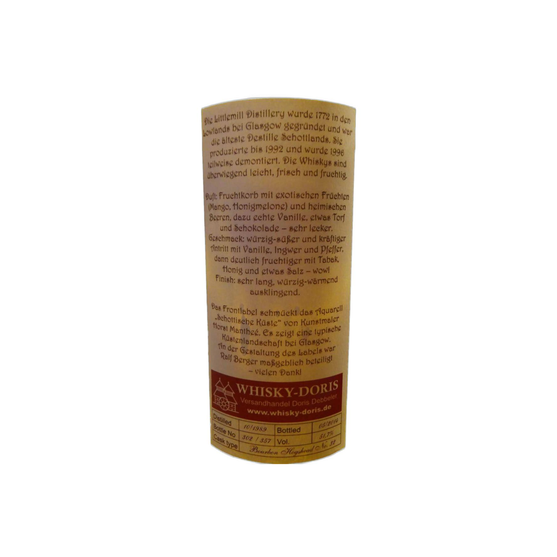Littlemill 1989 24 Years Single Malt Whisky 3