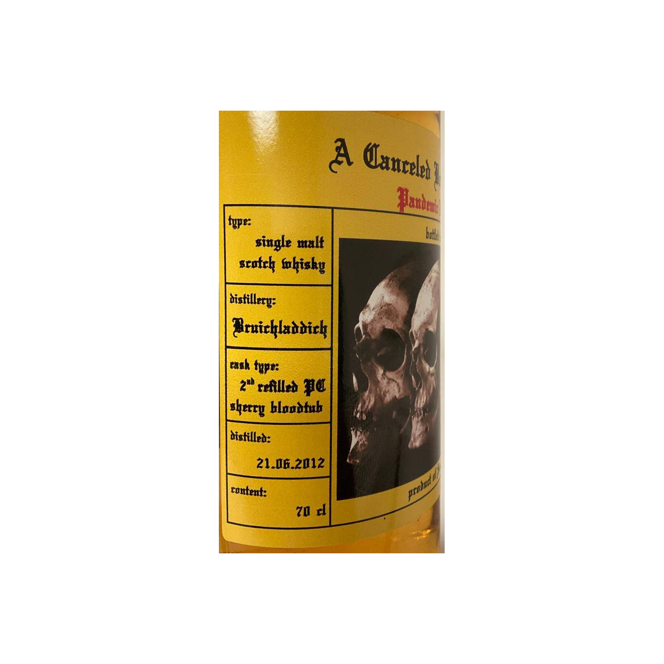 Bruichladdich Private Cask 2012 8 Years Single Malt Whisky 2