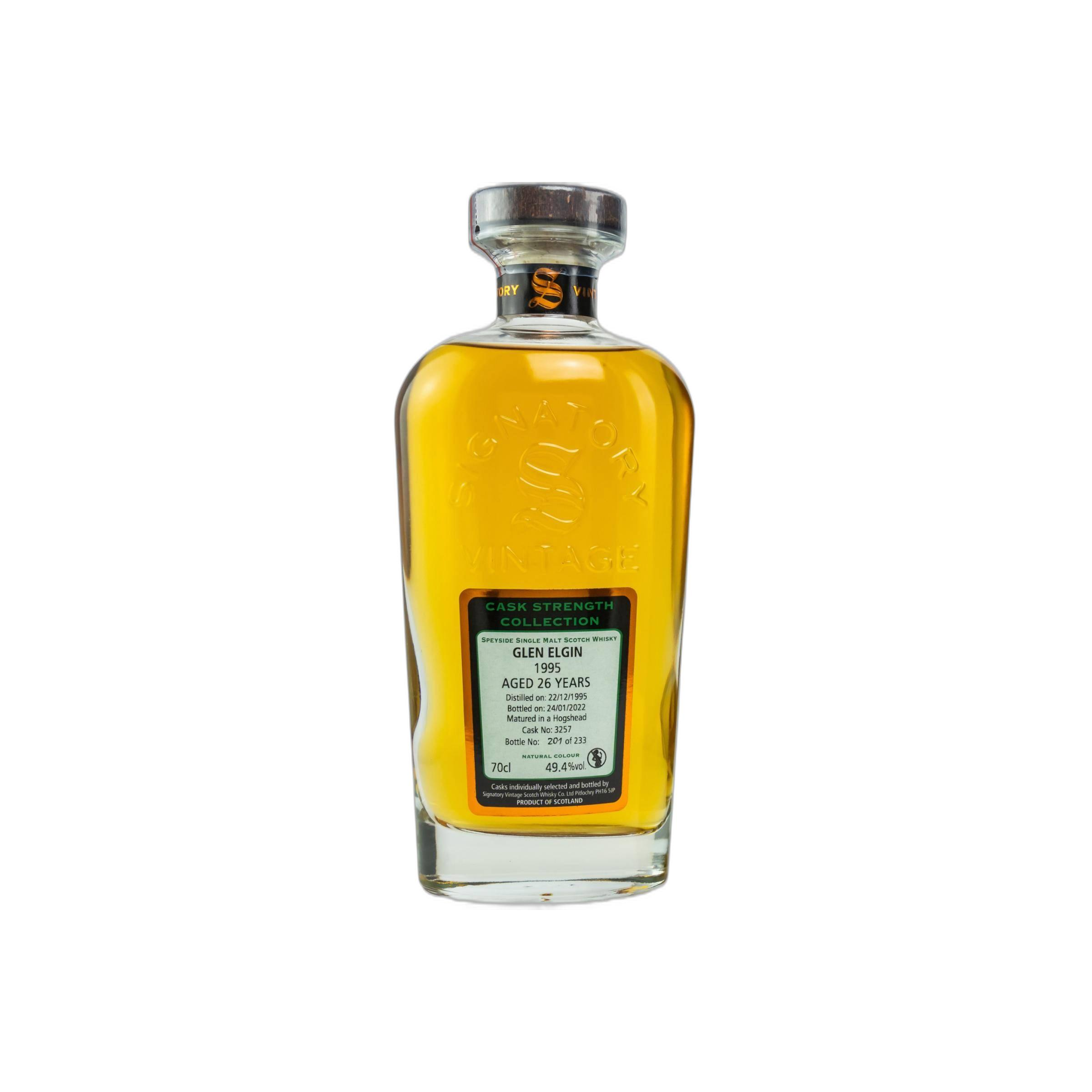 Glen Elgin Cask Strength Collection 1995 26 Years Single Malt Whisky