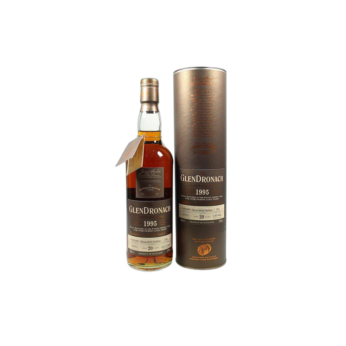 GlenDronach Single Cask 1995 20 Years Single Malt Whisky
