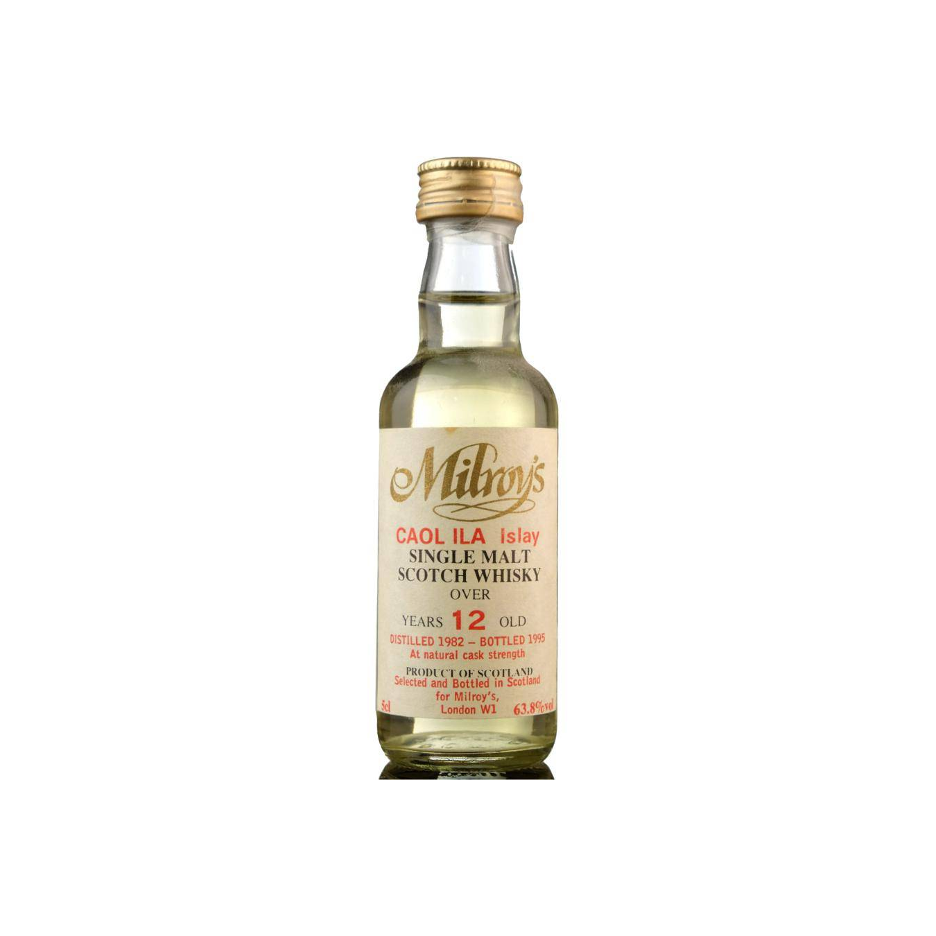 Caol Ila Miniature 1982 12 Years Single Malt Whisky 2