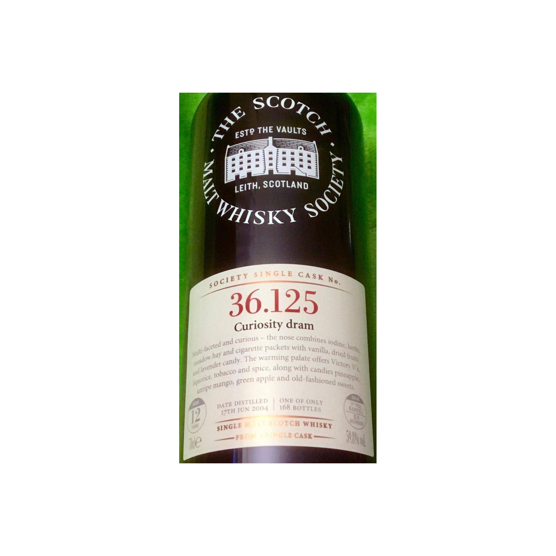 The Scotch Malt Whisky Society 2004 12 Years Single Malt Whisky 2