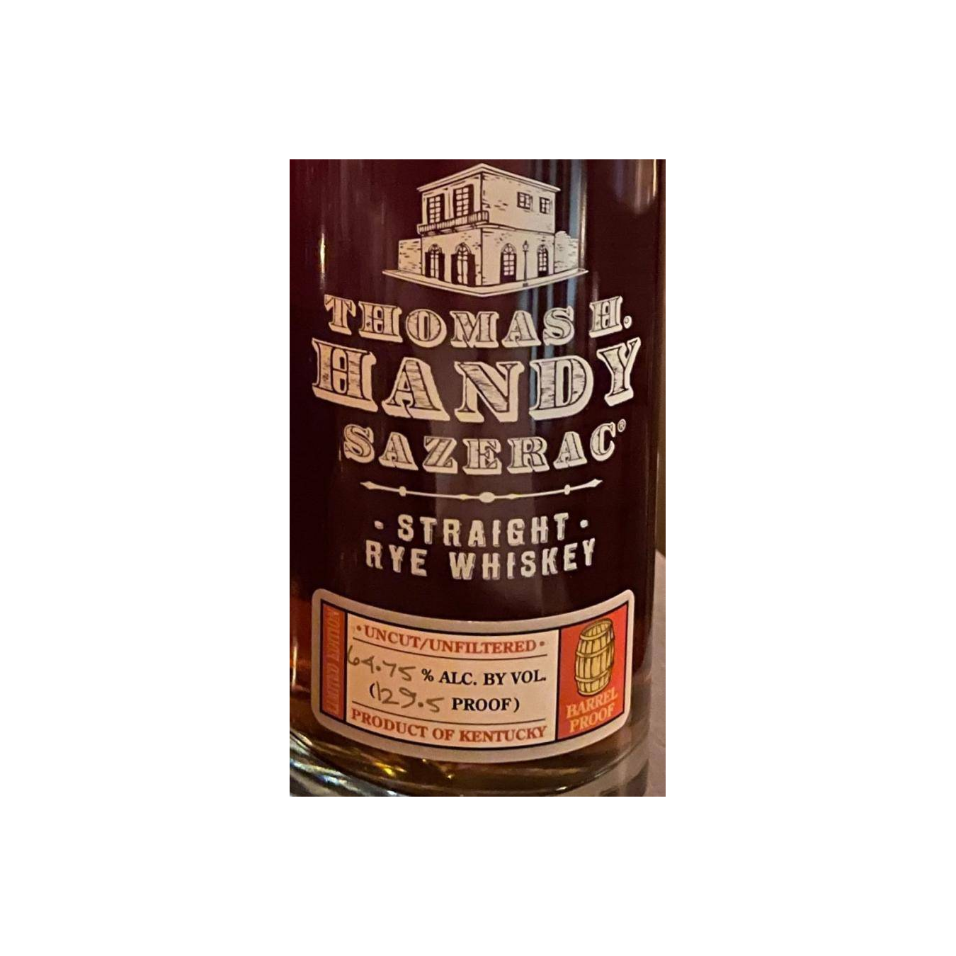 Thomas H. Handy Sazerac 2015 2