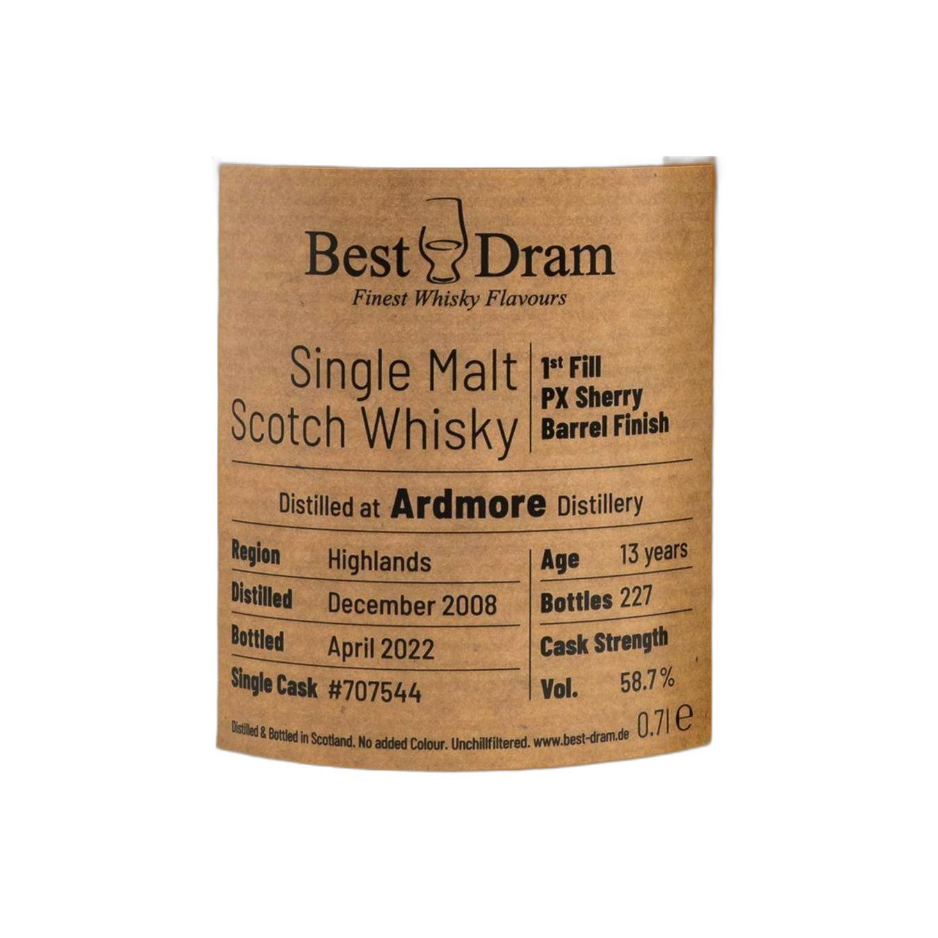Ardmore 2008 13 Years Single Malt Whisky 2