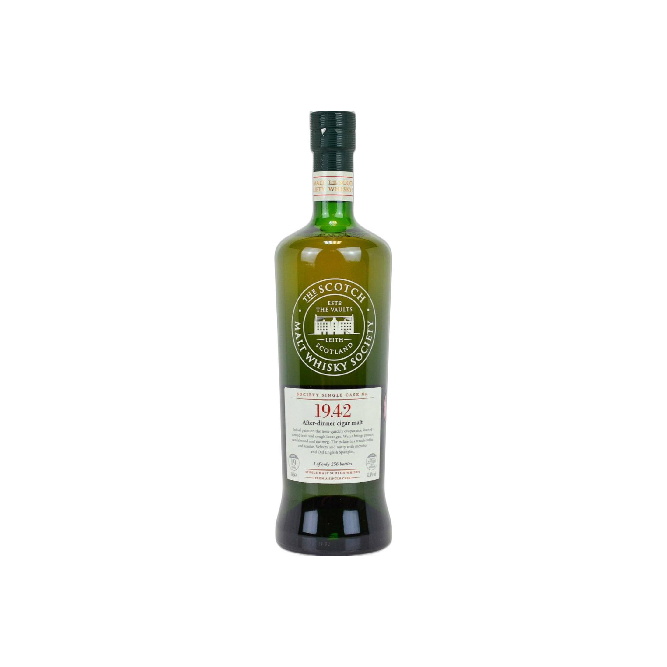 The Scotch Malt Whisky Society 1988 19 Years Single Malt Whisky