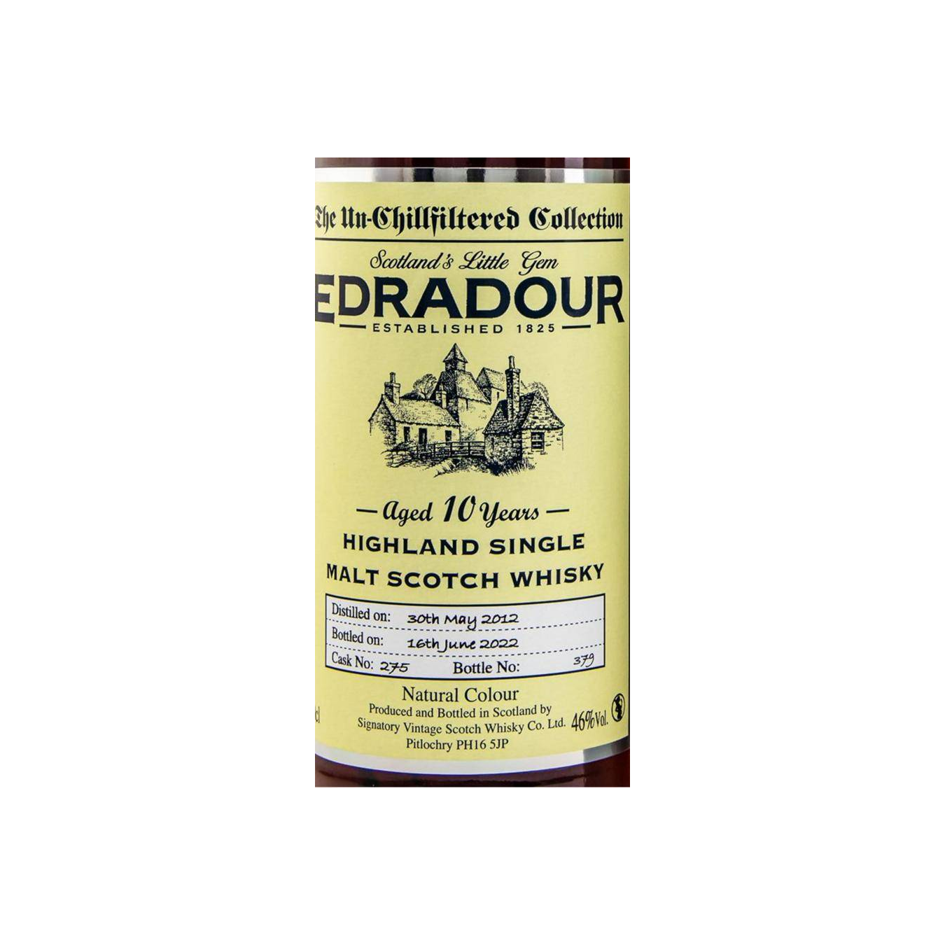 Edradour The Un-Chillfiltered Collection 2012 10 Years Single Malt Whisky 2