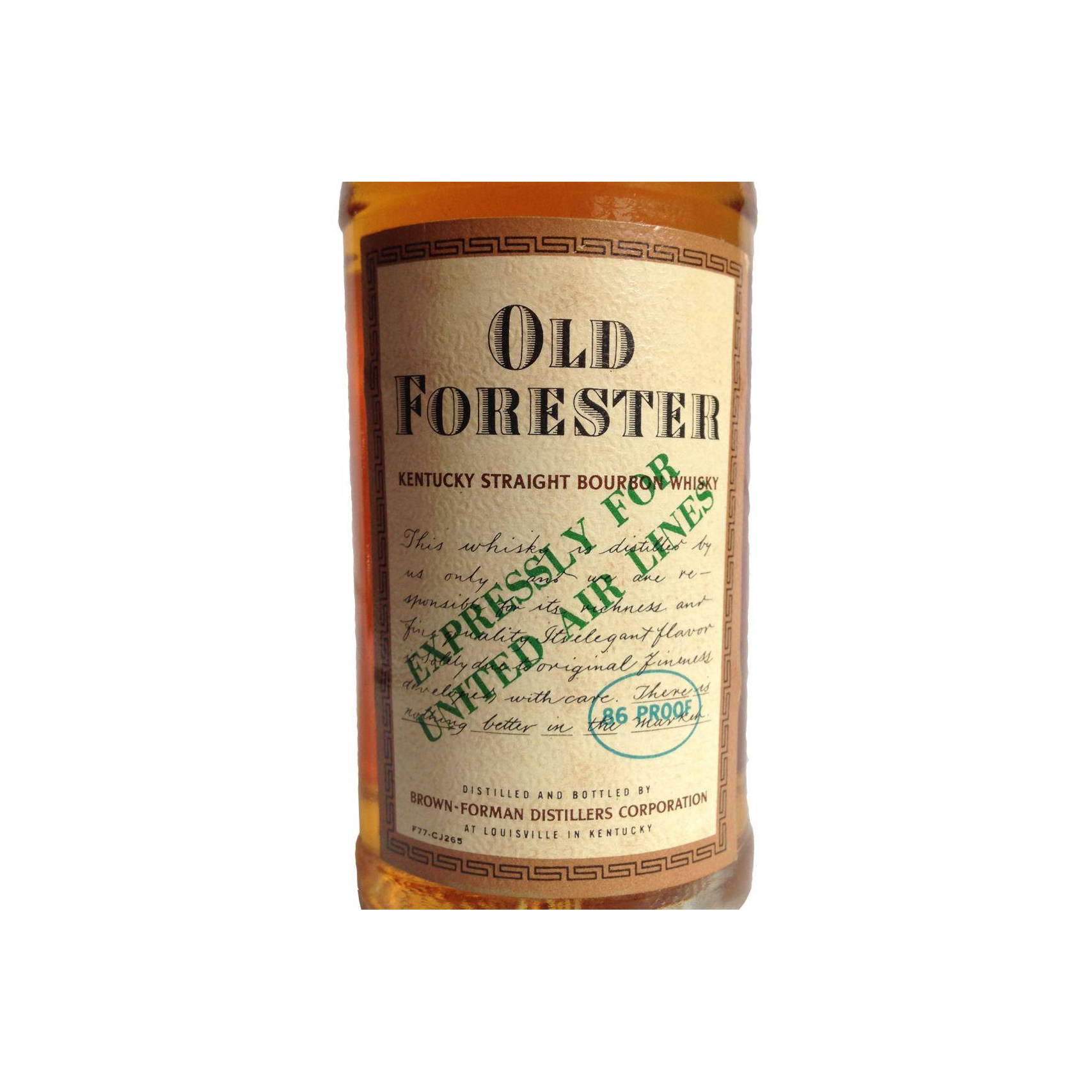 Old Forester Kentucky Straight Bourbon Whiskey 2