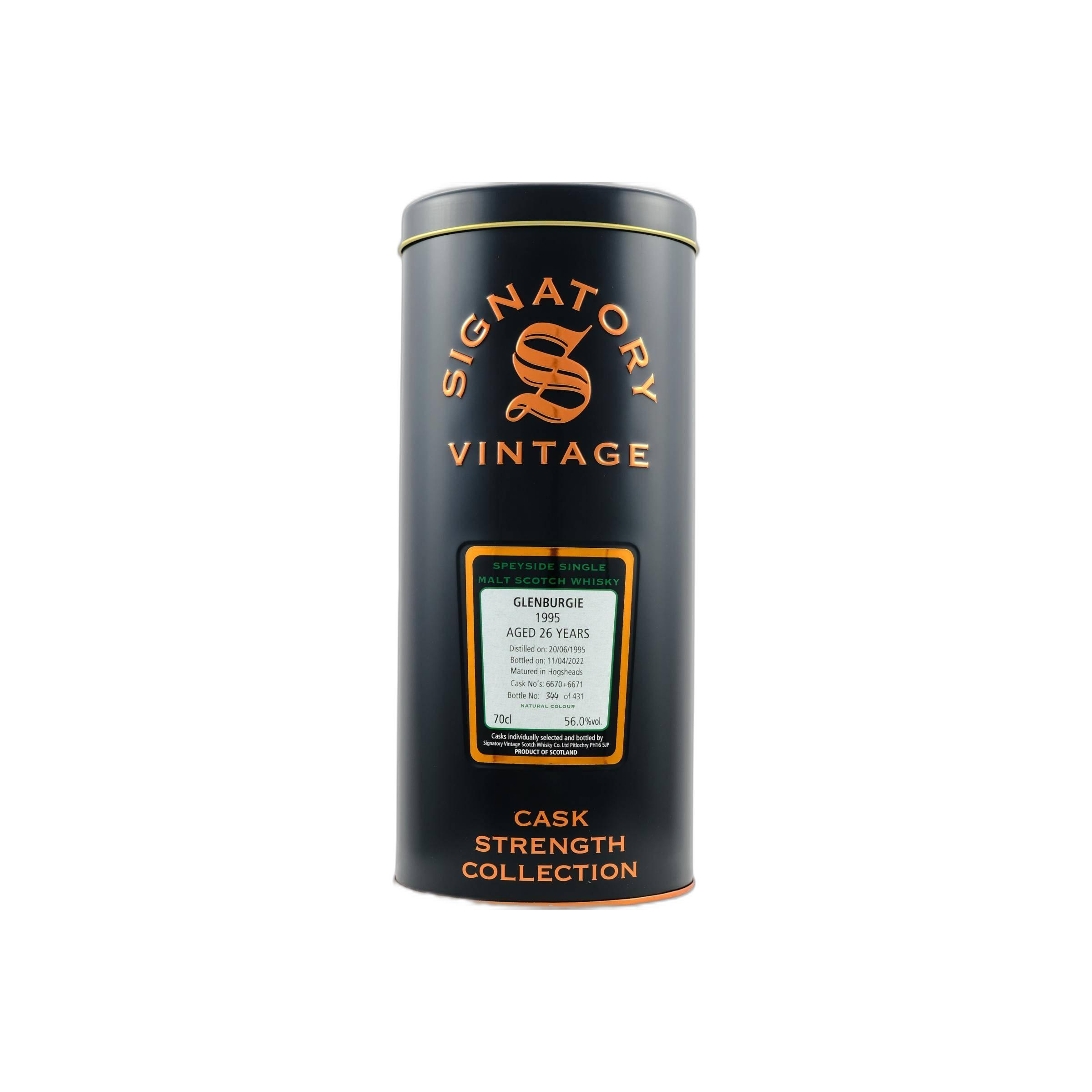 Glenburgie Cask Strength Collection 1995 26 Years Single Malt Whisky 2