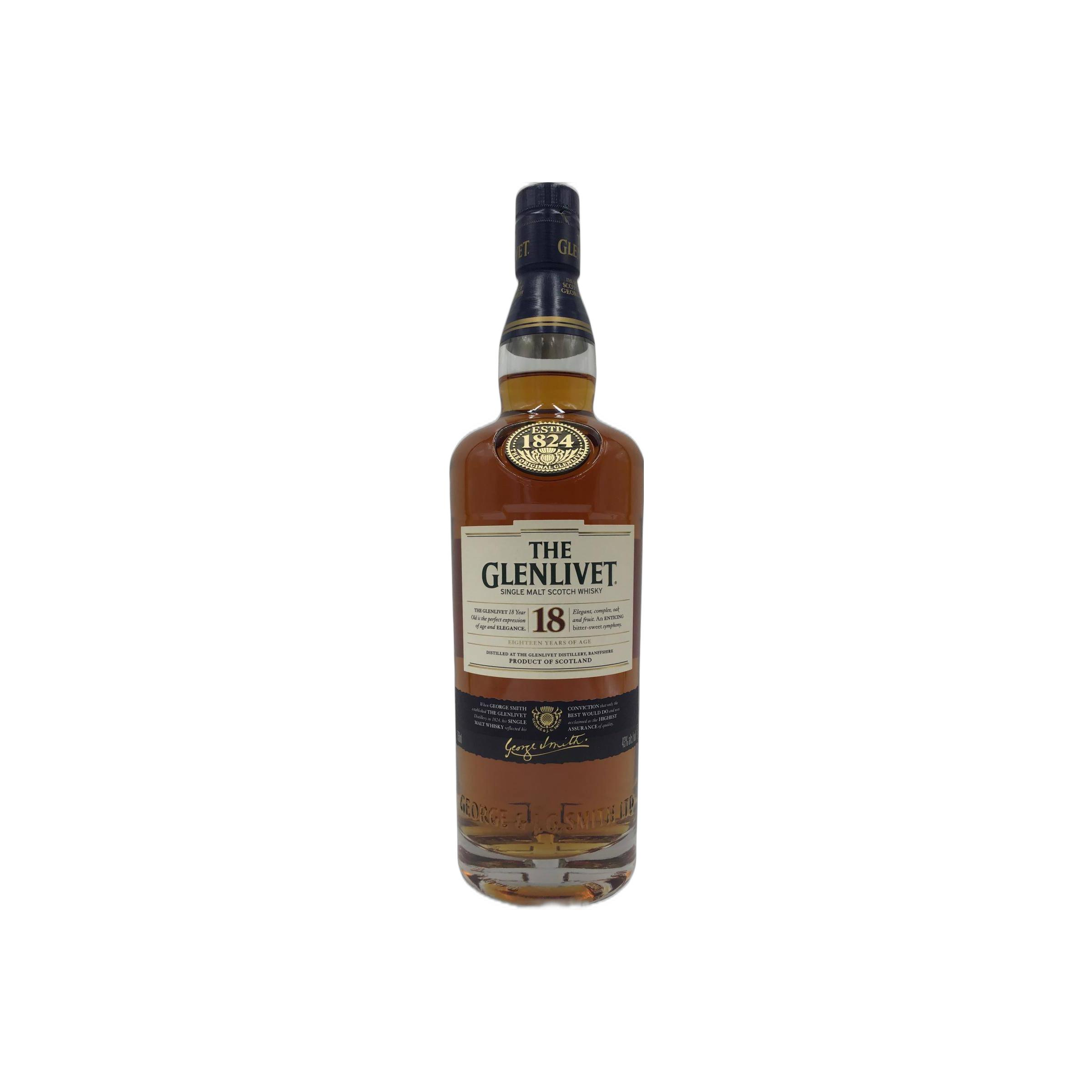 The Glenlivet 18 Years Single Malt Whisky