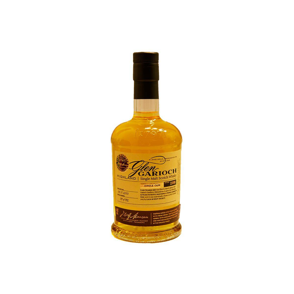 Glen Garioch Single Cask 1998 15 Years Single Malt Whisky