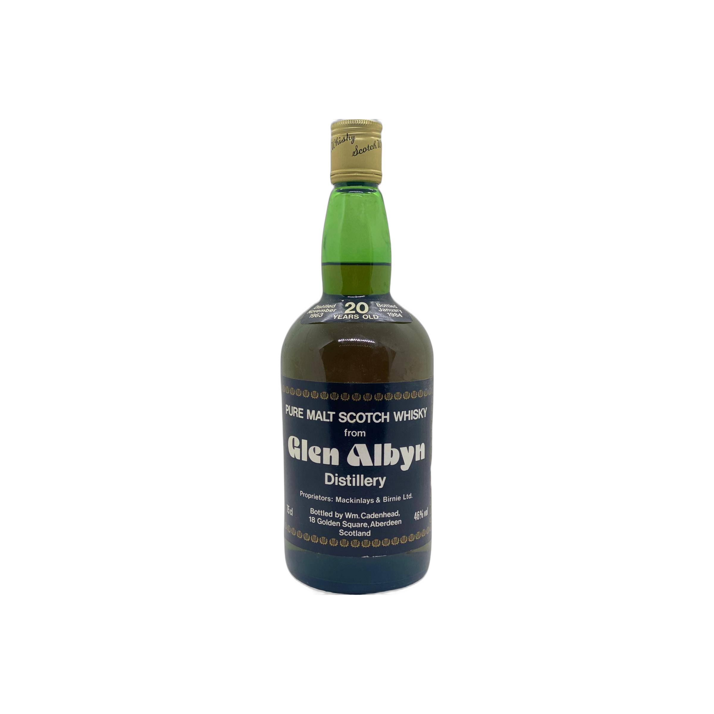 The Scotch Malt Whisky Society 1963 20 Years Single Malt Whisky