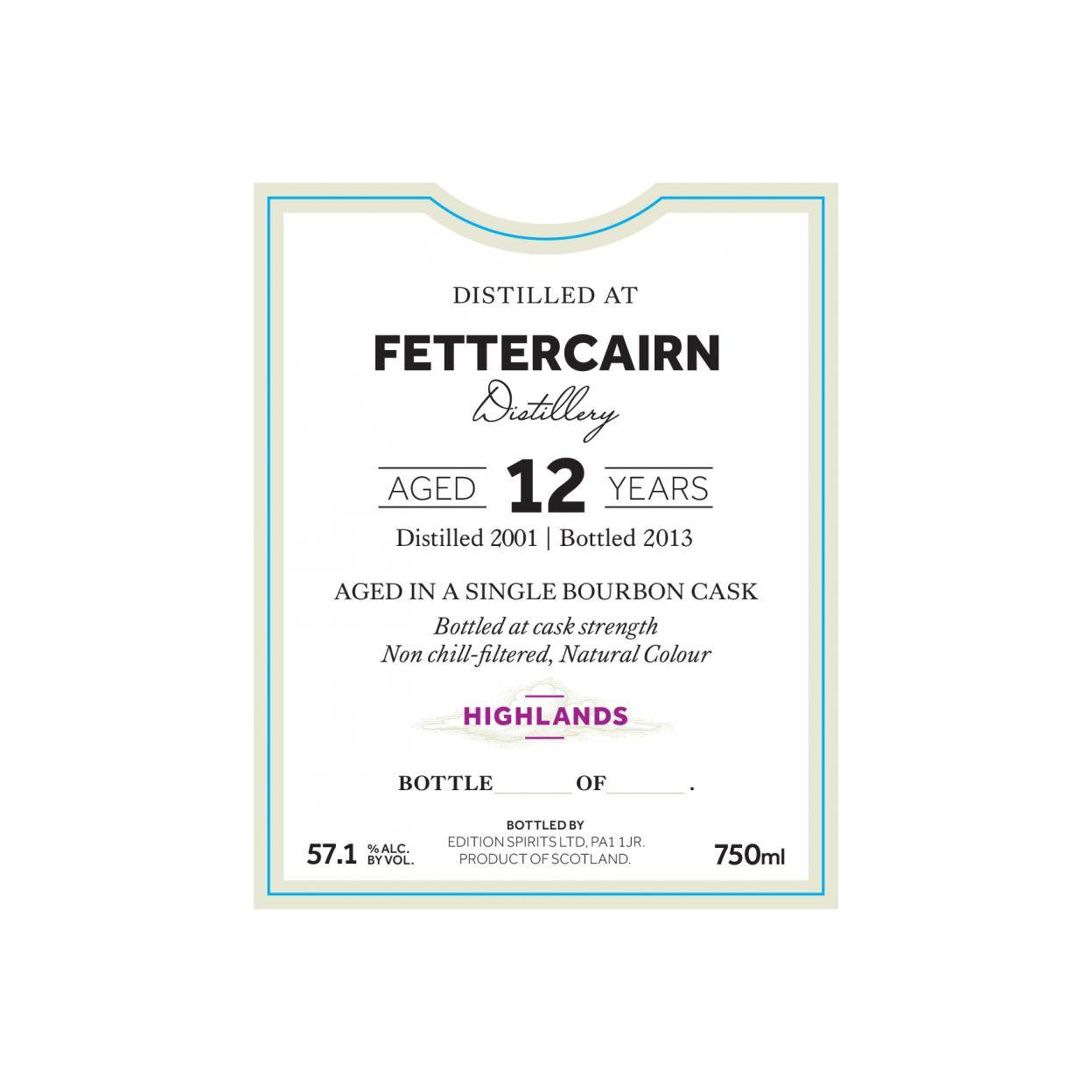 Fettercairn The First Editions 2001 12 Years Single Malt Whisky 2