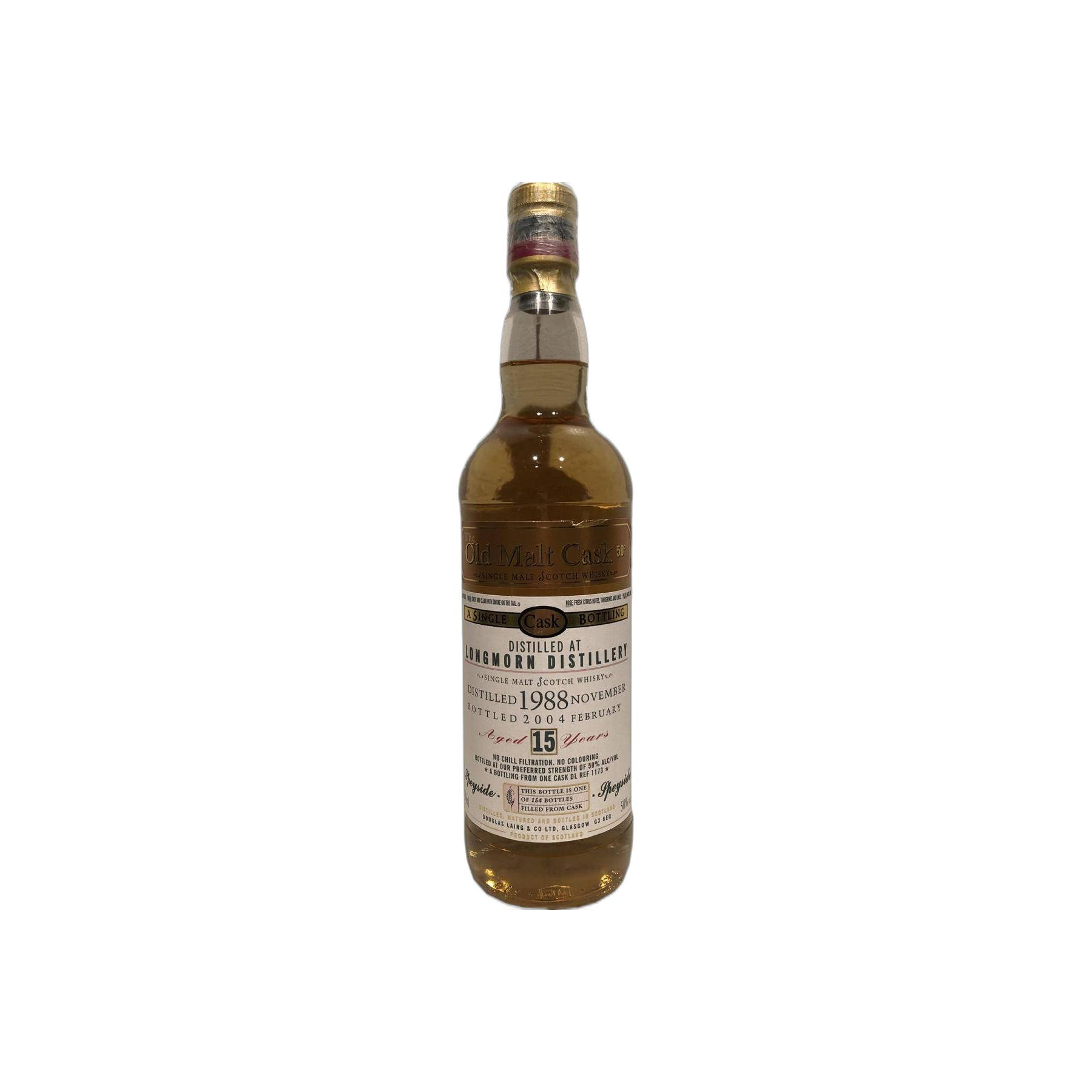 Longmorn Old Malt Cask 1988 15 Years Single Malt Whisky