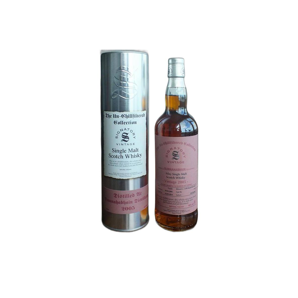 Bunnahabhain The Un-Chillfiltered Collection 2005 9 Years Single Malt Whisky 2