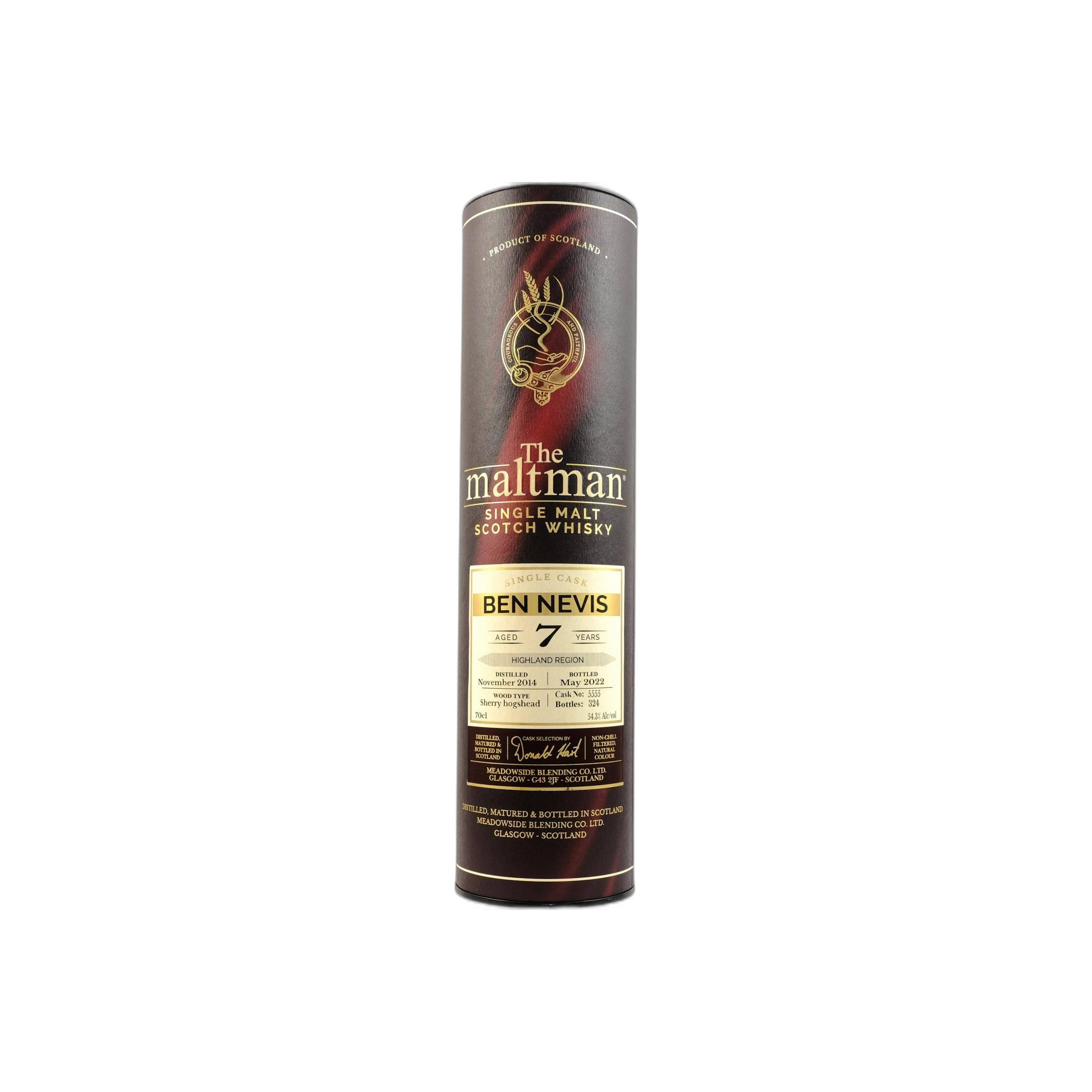 Ben Nevis 2014 7 Years Single Malt Whisky 3