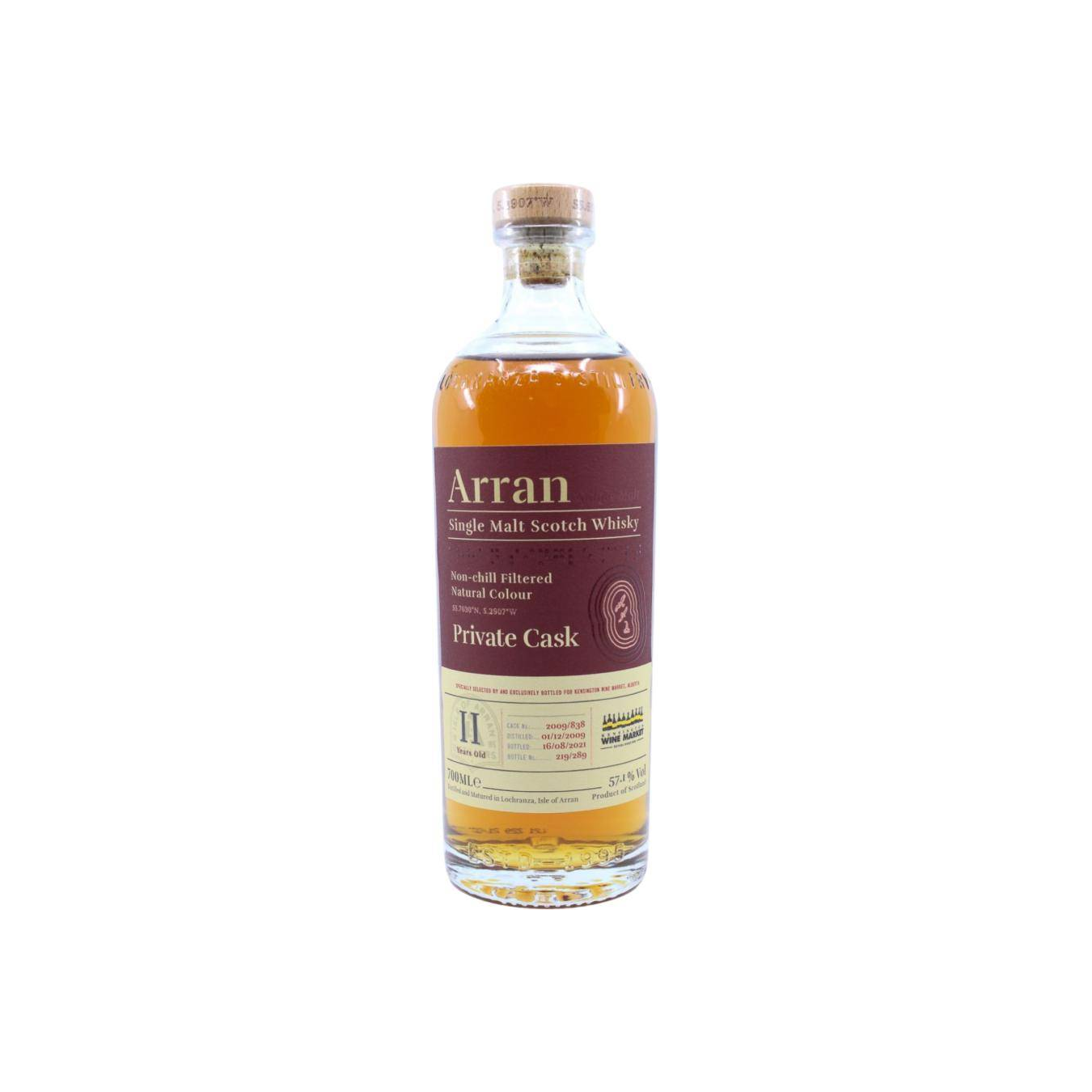 Arran Private Cask 2009 11 Years Single Malt Whisky