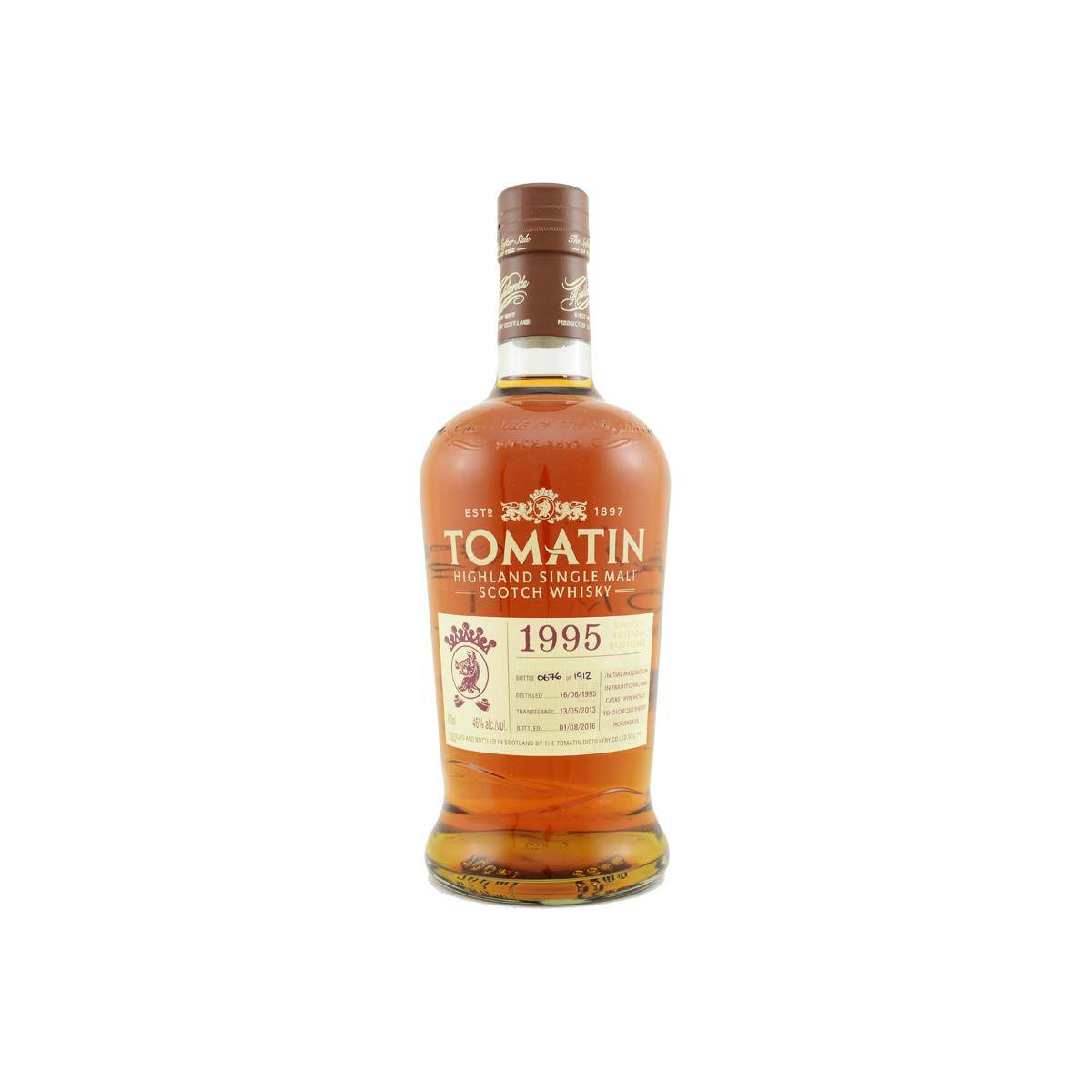 Tomatin Limited Edition 1995 21 Years Single Malt Whisky