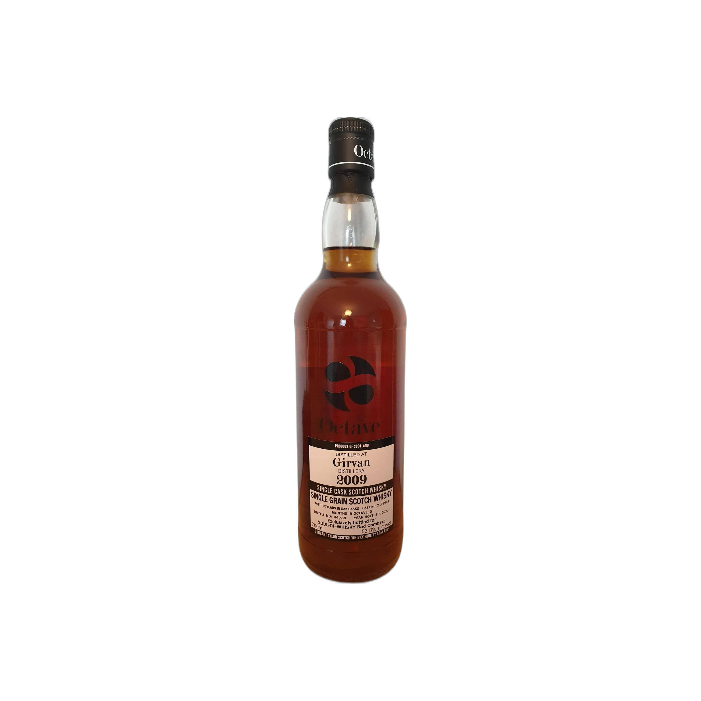 Girvan The Octave 2009 12 Years Single Grain Whisky