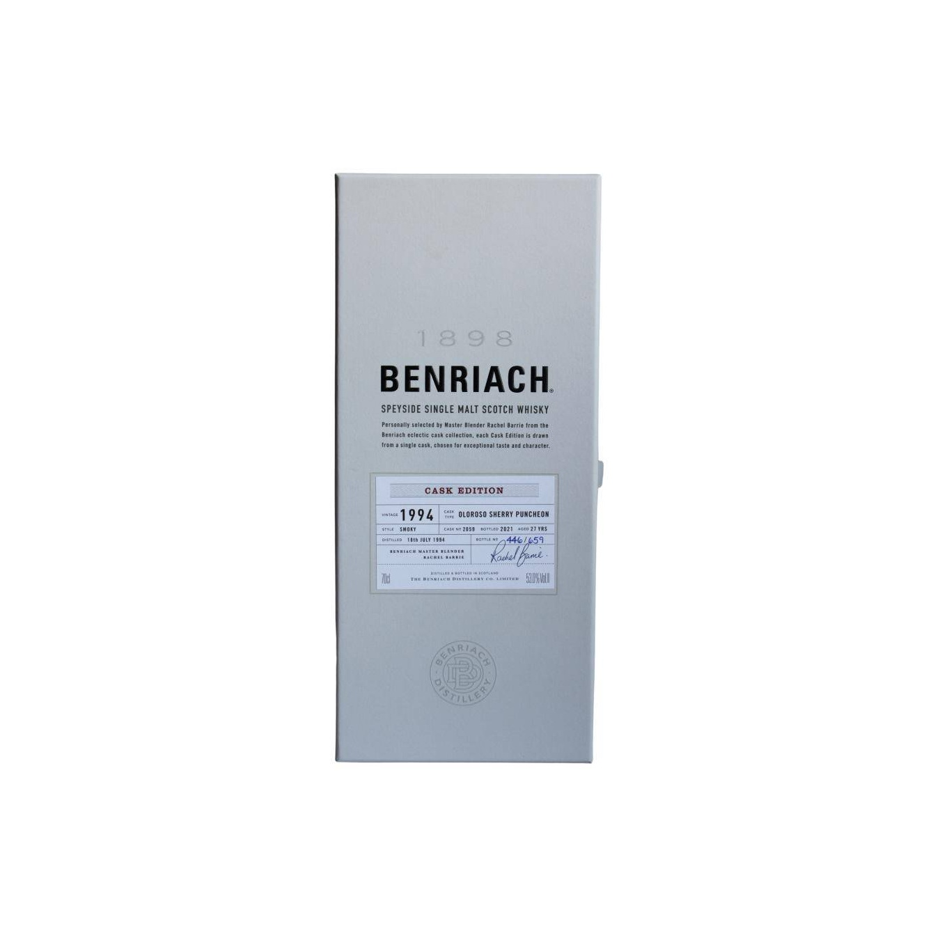 BenRiach 1994 27 Years Single Malt Whisky 2