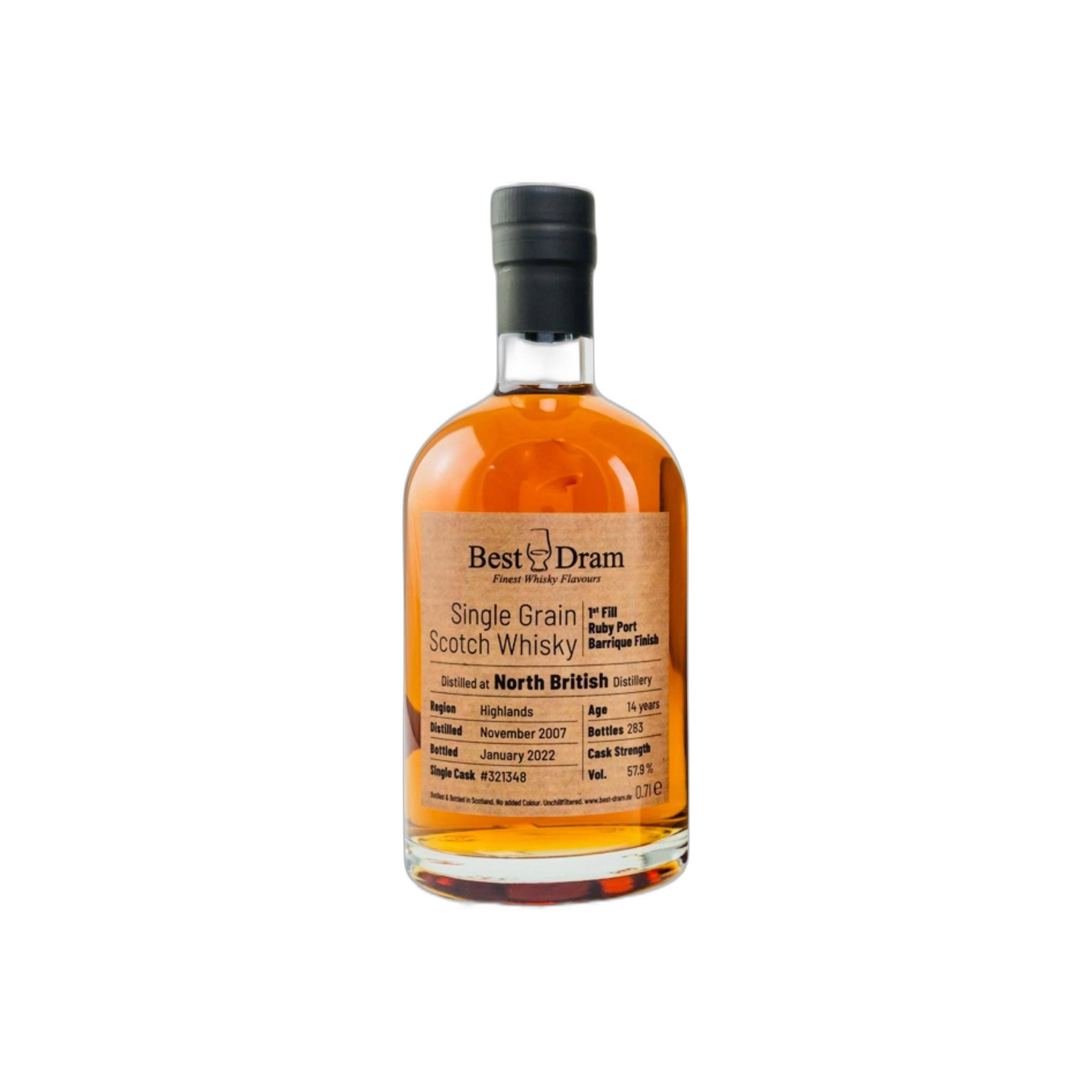 North British 2007 14 Years Single Grain Whisky