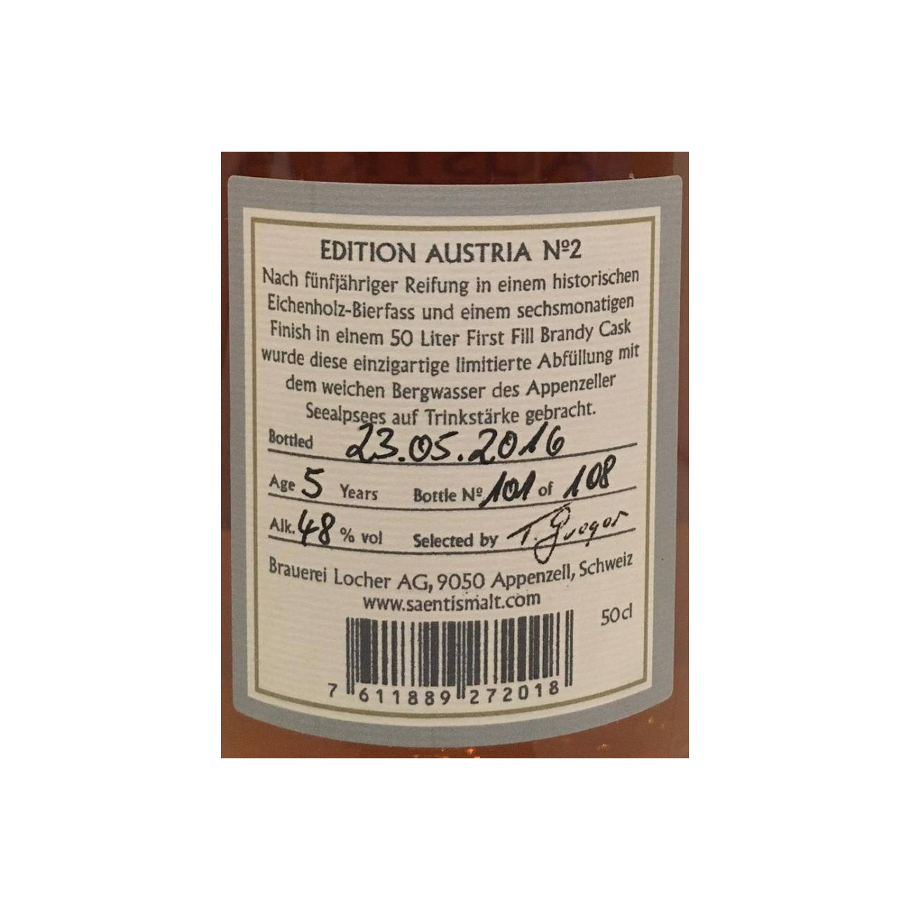 Säntis Malt 5 Years Single Malt Whisky 2