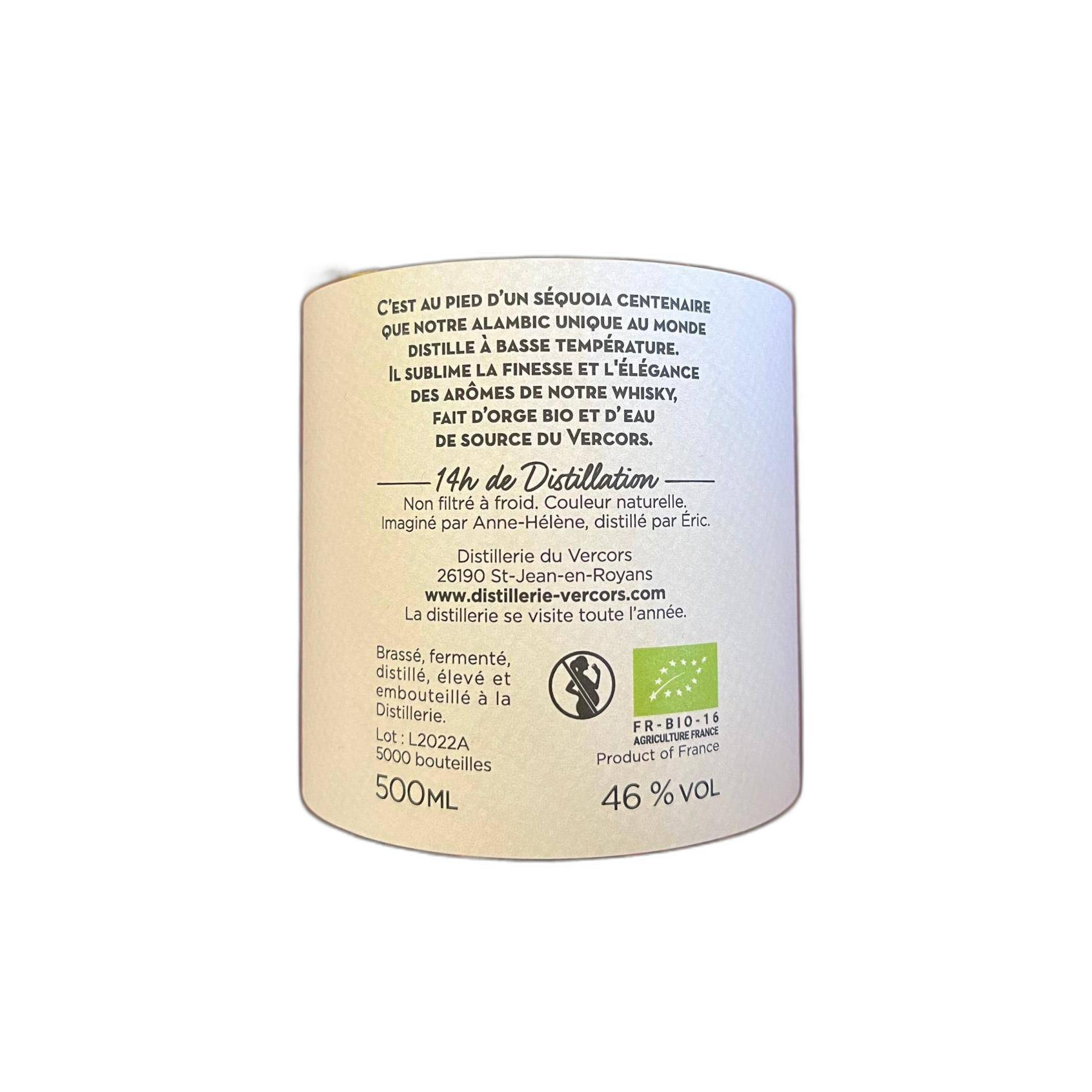Séquoia Whisky Single Malt Bio Tourbé 3