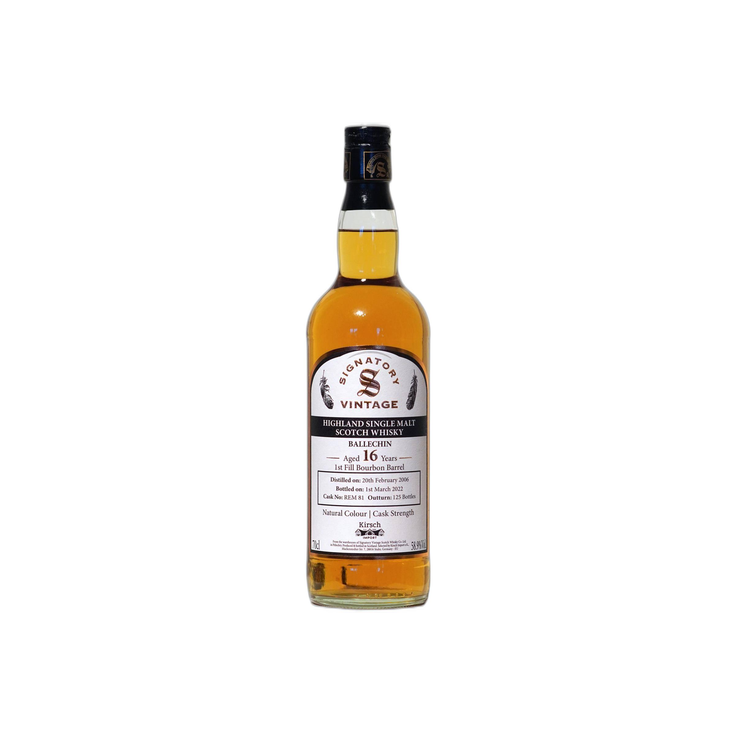Edradour 2006 16 Years Single Malt Whisky