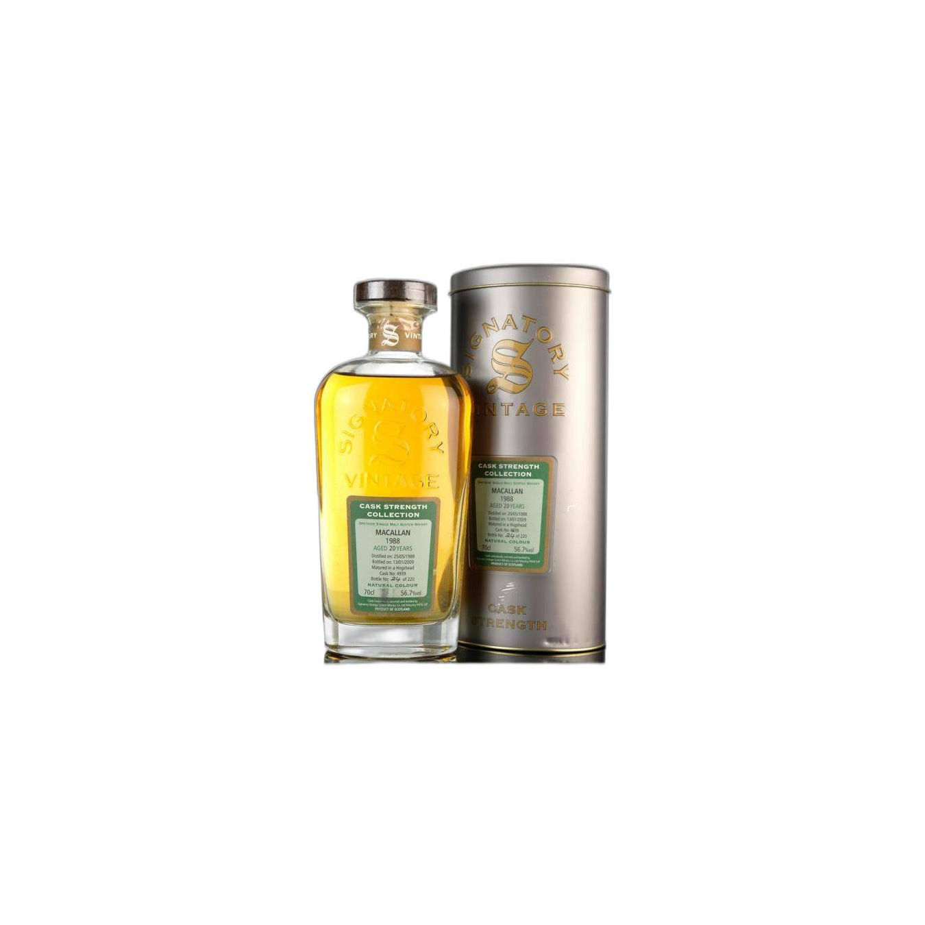 The Macallan Cask Strength Collection 1988 20 Years Single Malt Whisky