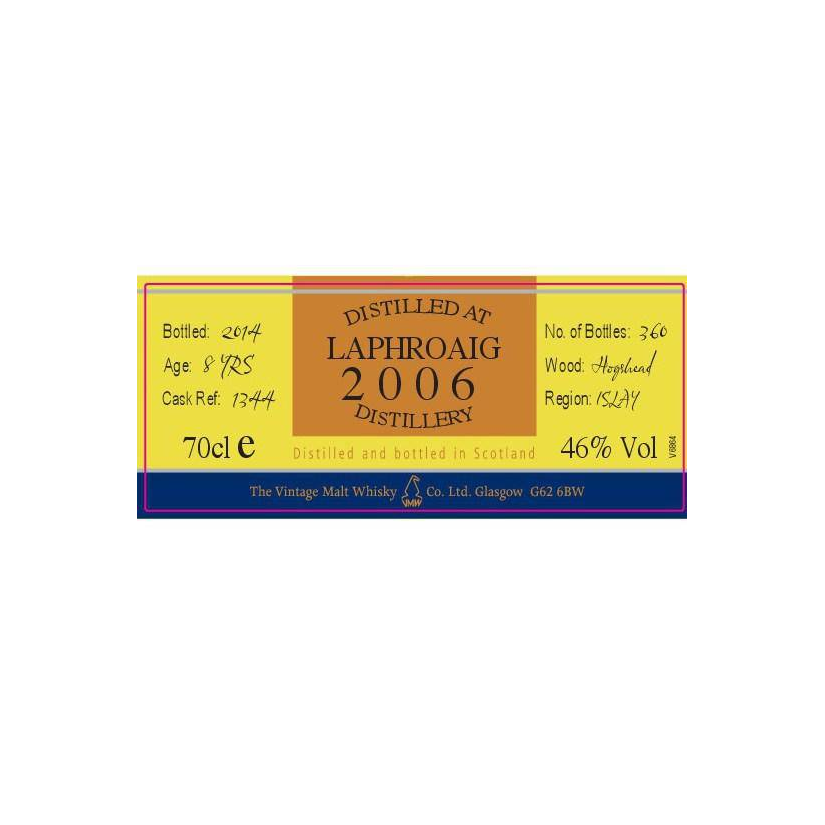 Laphroaig The Cooper's Choice 2006 8 Years Single Malt Whisky 2