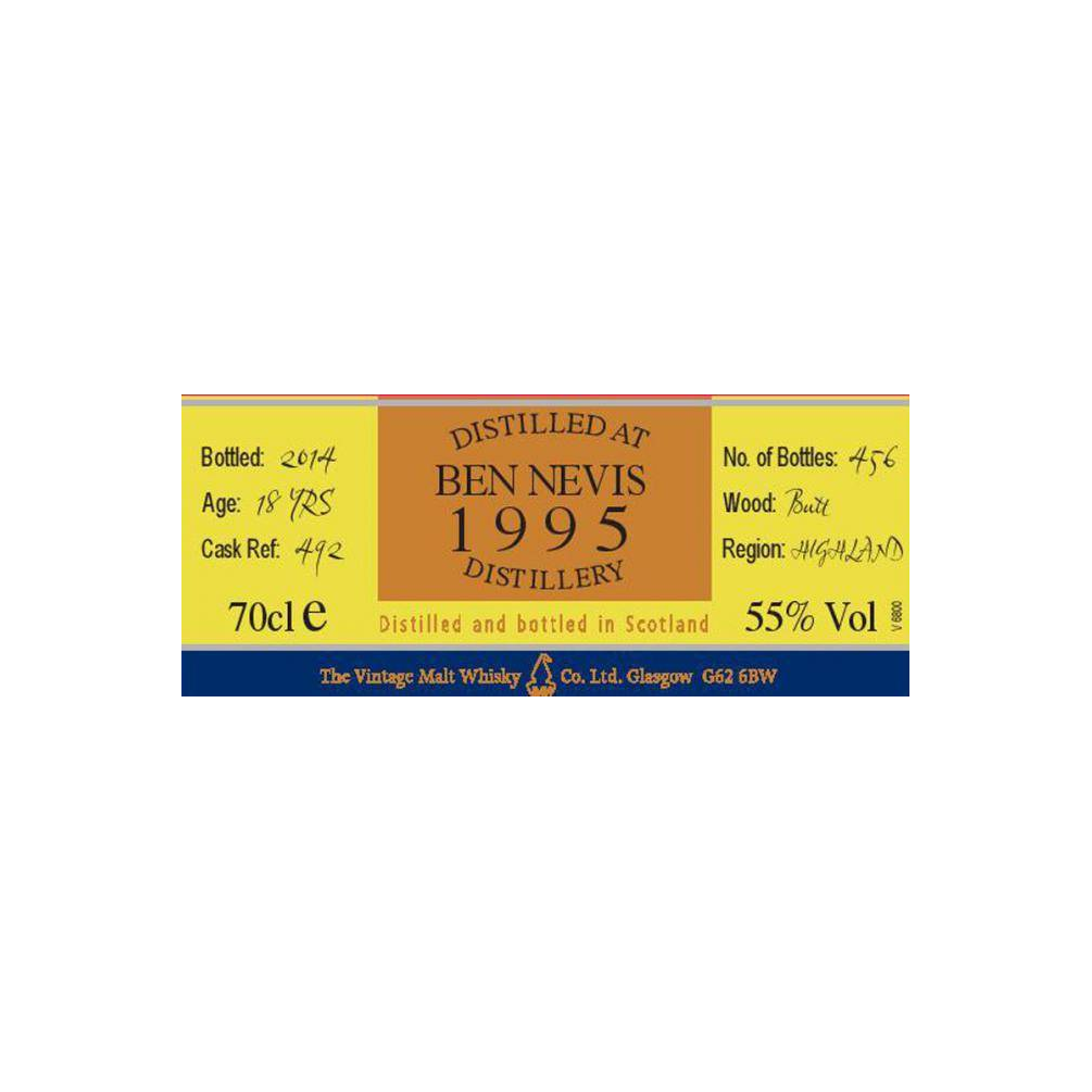 Ben Nevis The Cooper's Choice 1995 18 Years Single Malt Whisky