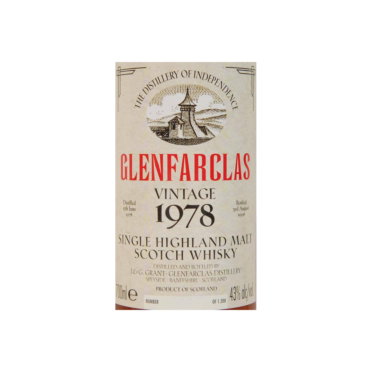 Glenfarclas 1978 20 Years Single Malt Whisky 3