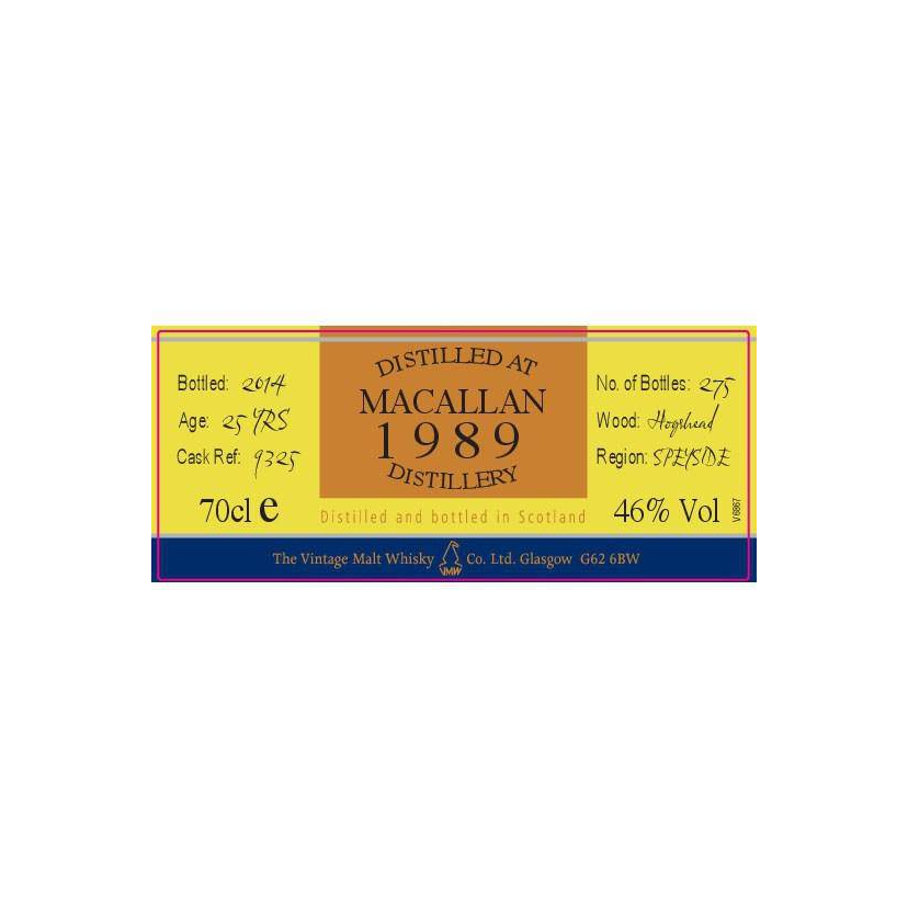 The Macallan The Cooper's Choice 1989 25 Years Single Malt Whisky 2