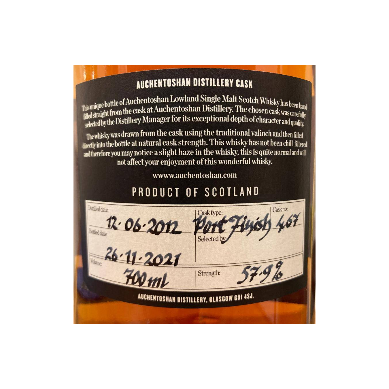 Auchentoshan 2012 9 Years Single Malt Whisky 3