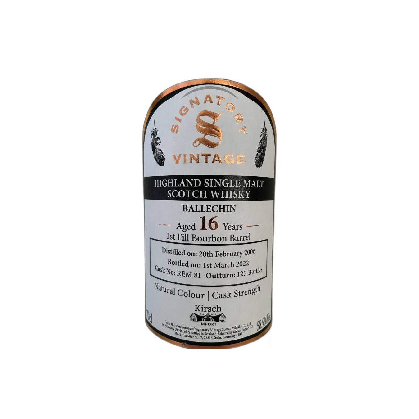 Edradour 2006 16 Years Single Malt Whisky 2