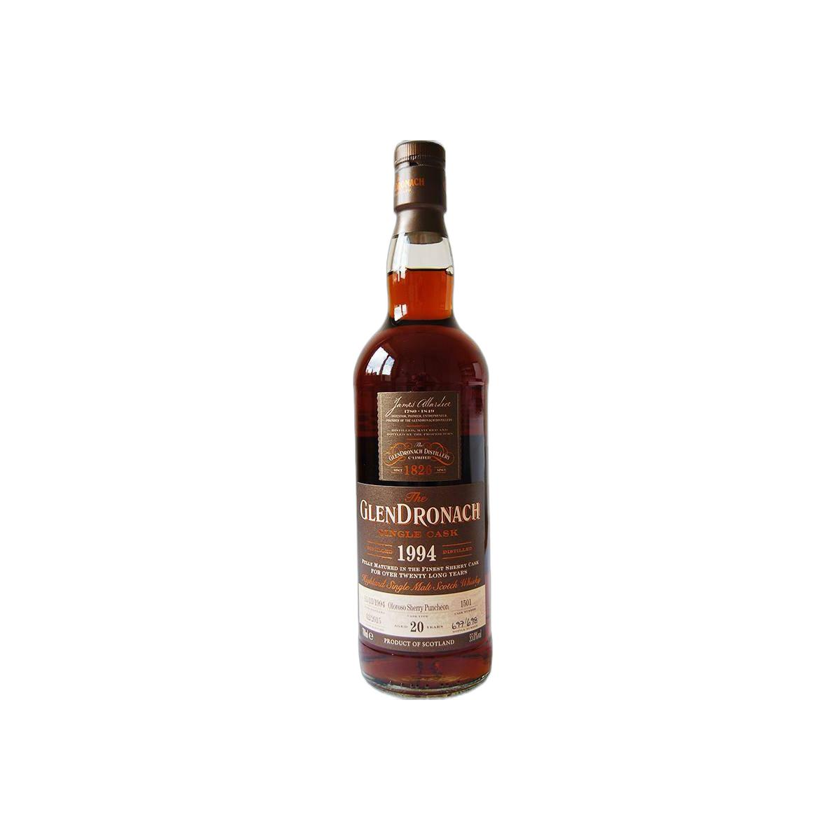 GlenDronach Single Cask 1994 20 Years Single Malt Whisky