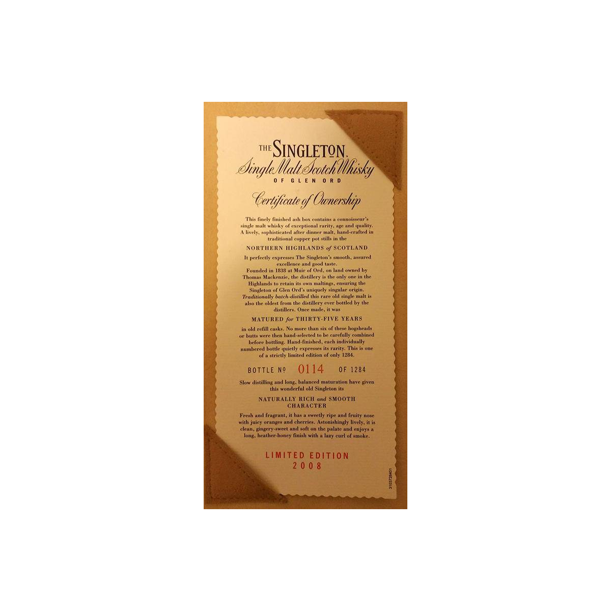 Glen Ord Limited Edition 35 Years Single Malt Whisky 2