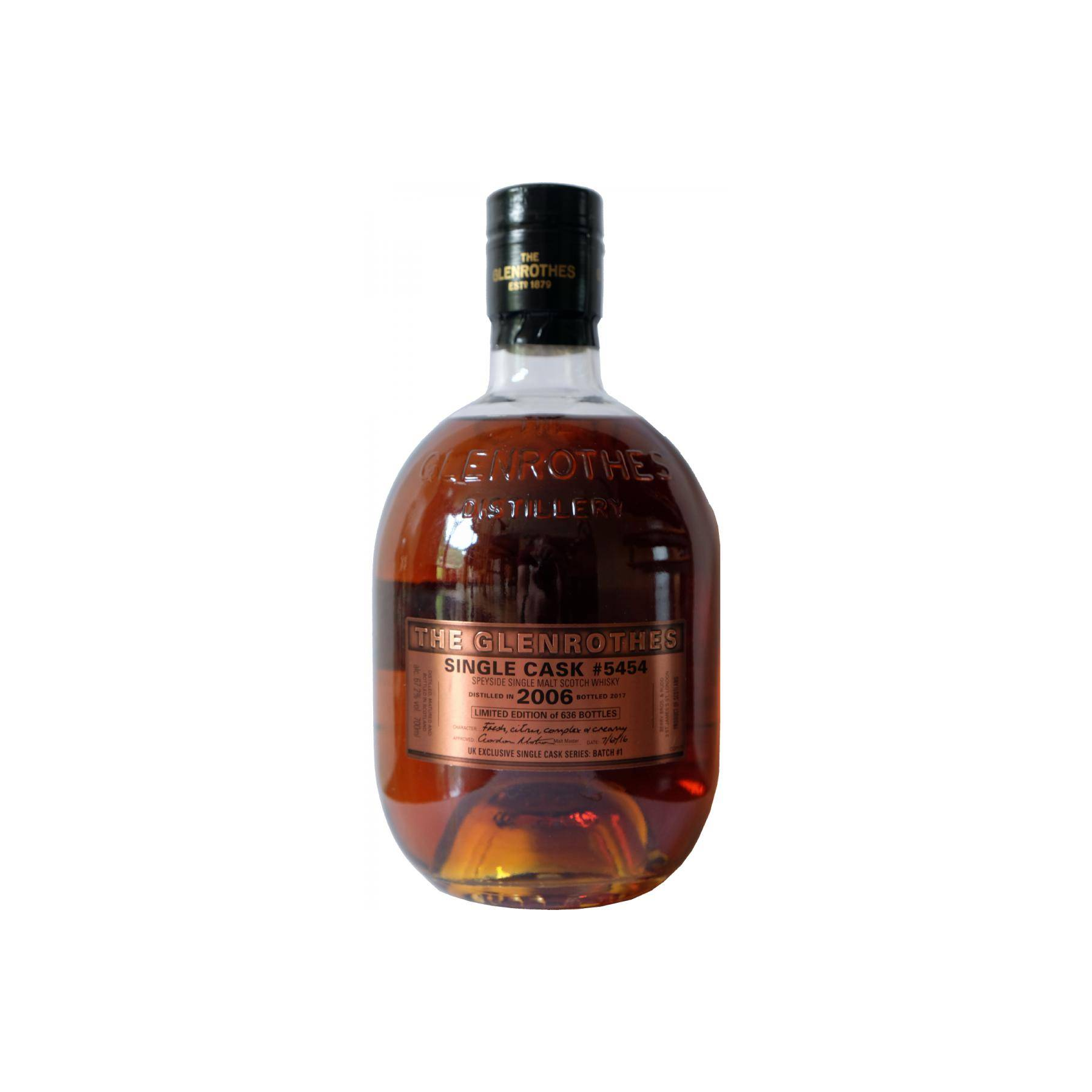 The Glenrothes Single Cask 2006 11 Years Single Malt Whisky