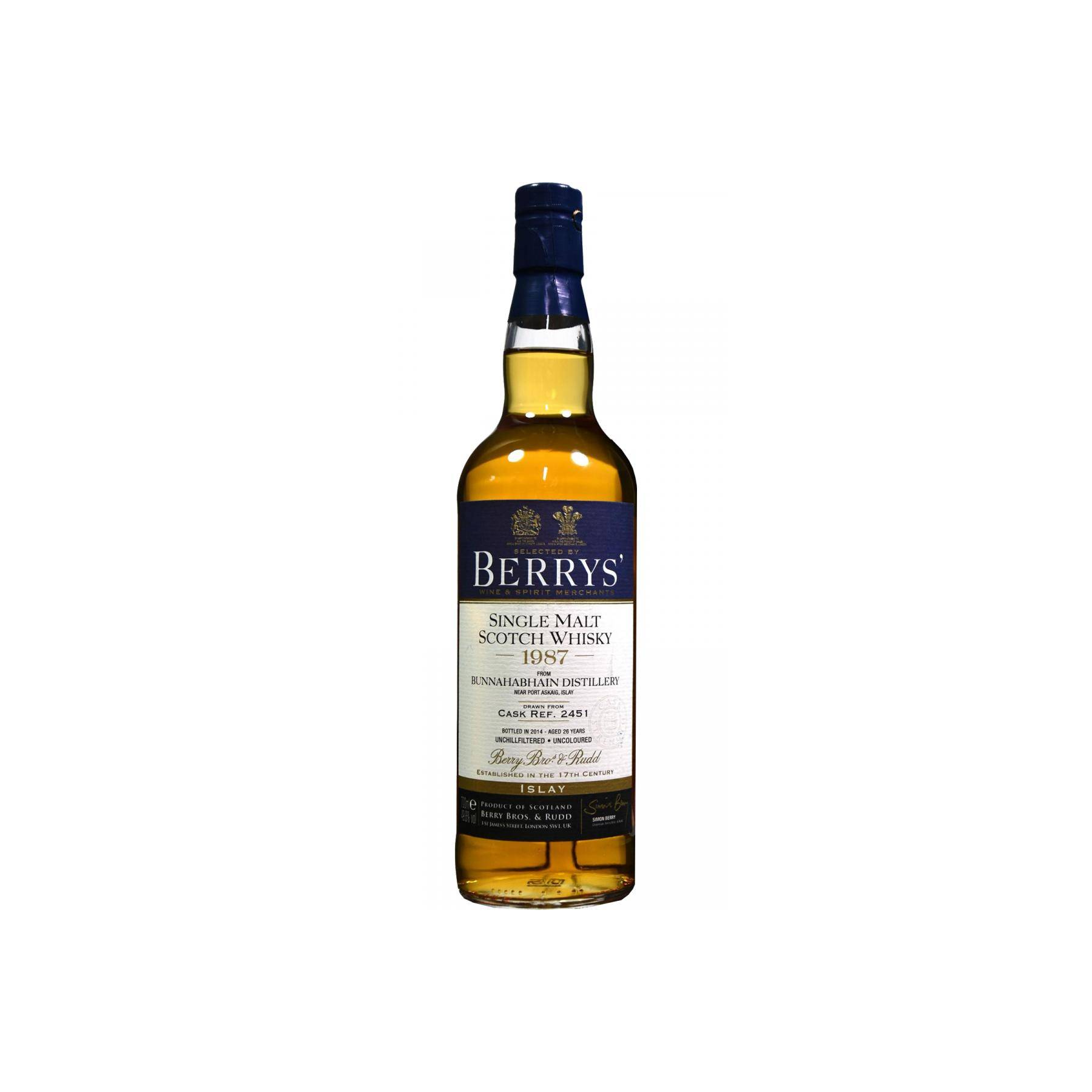 Bunnahabhain 1987 26 Years Single Malt Whisky