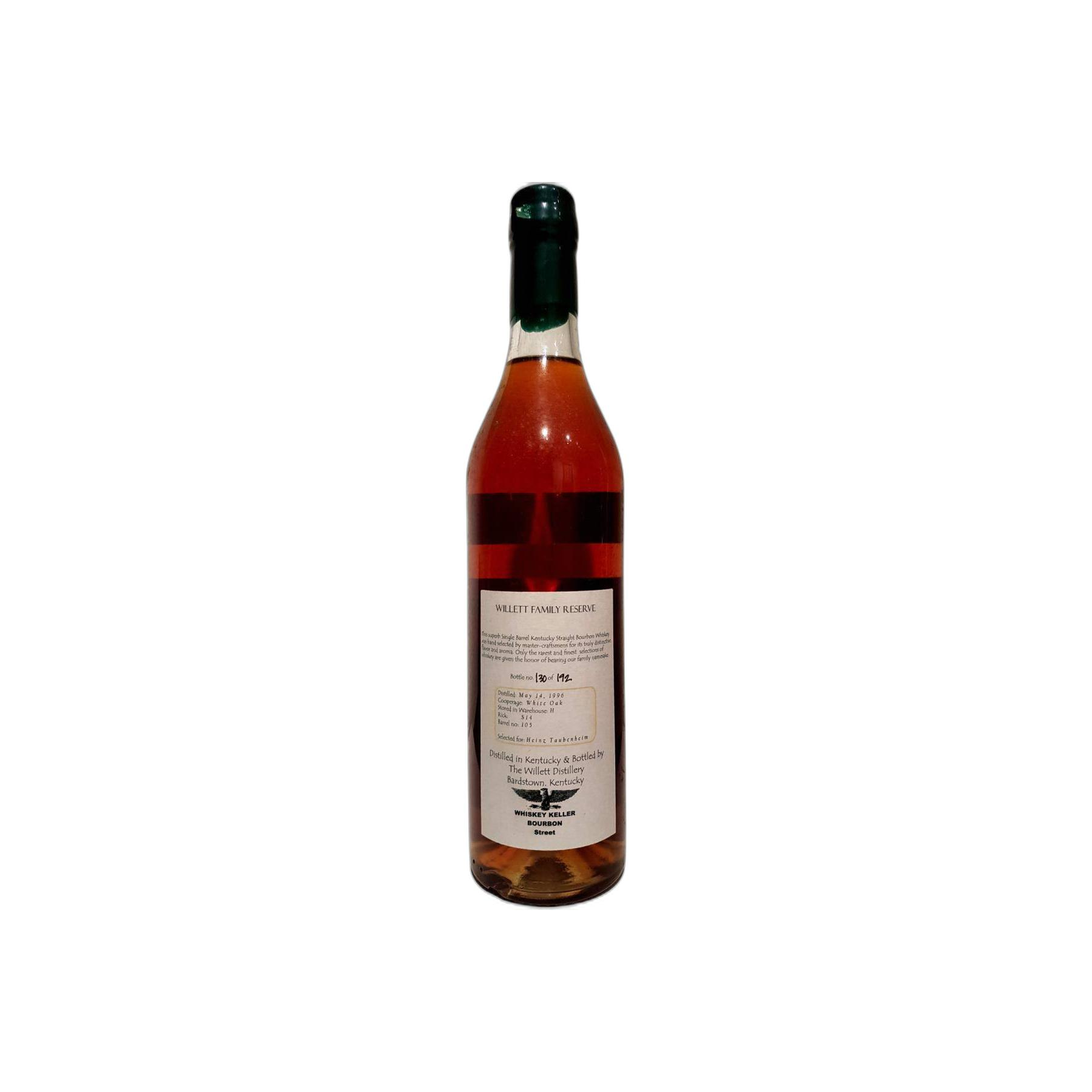 Willett Family Estate Bottled Single Barrel Bourbon 1996 11 Years Bourbon Whisky 2