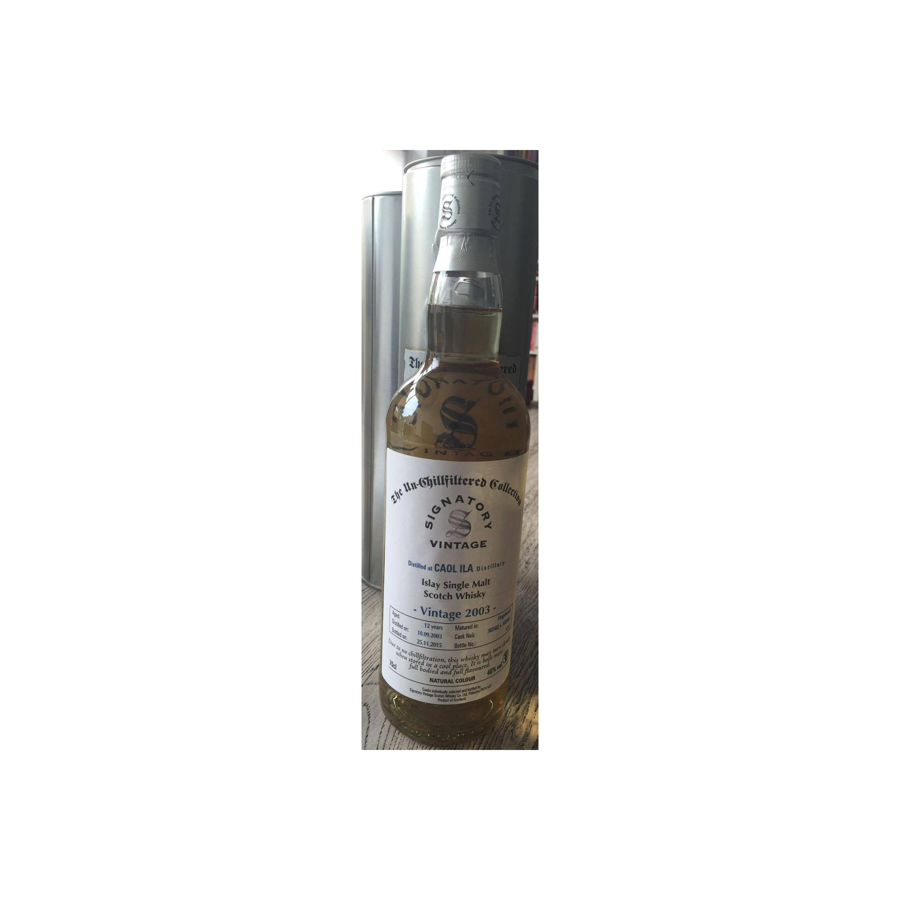 Caol Ila The Un-Chillfiltered Collection 2003 12 Years Single Malt Whisky 2