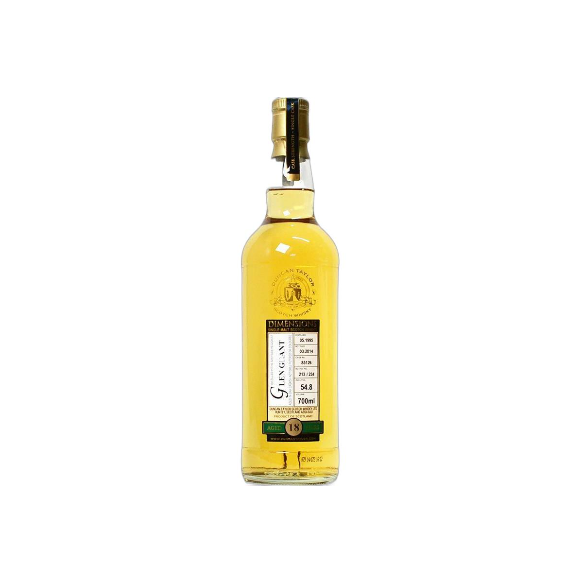 Glen Grant Dimensions 1995 18 Years Single Malt Whisky