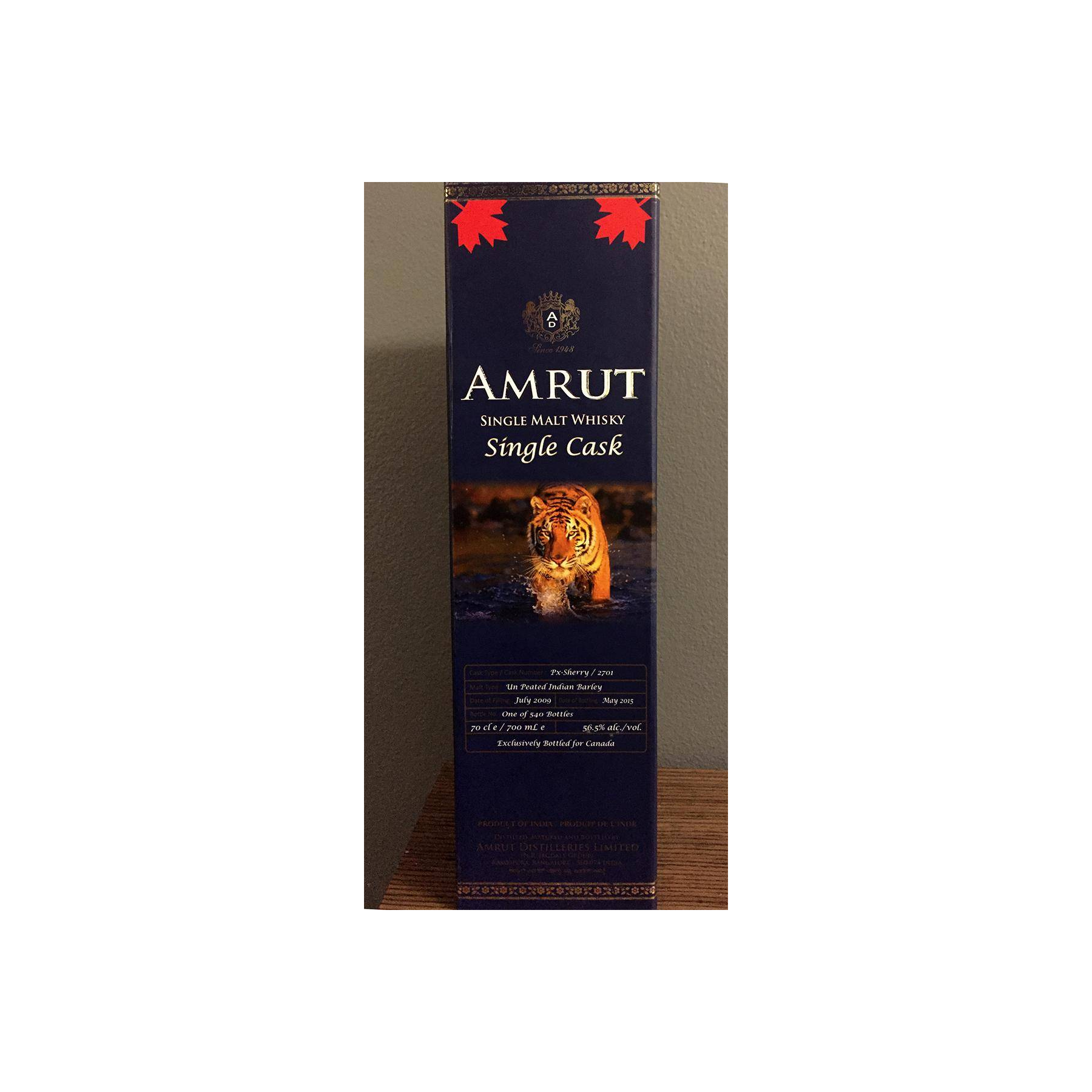 Amrut Single Cask 2009 5 Years Single Malt Whisky 2