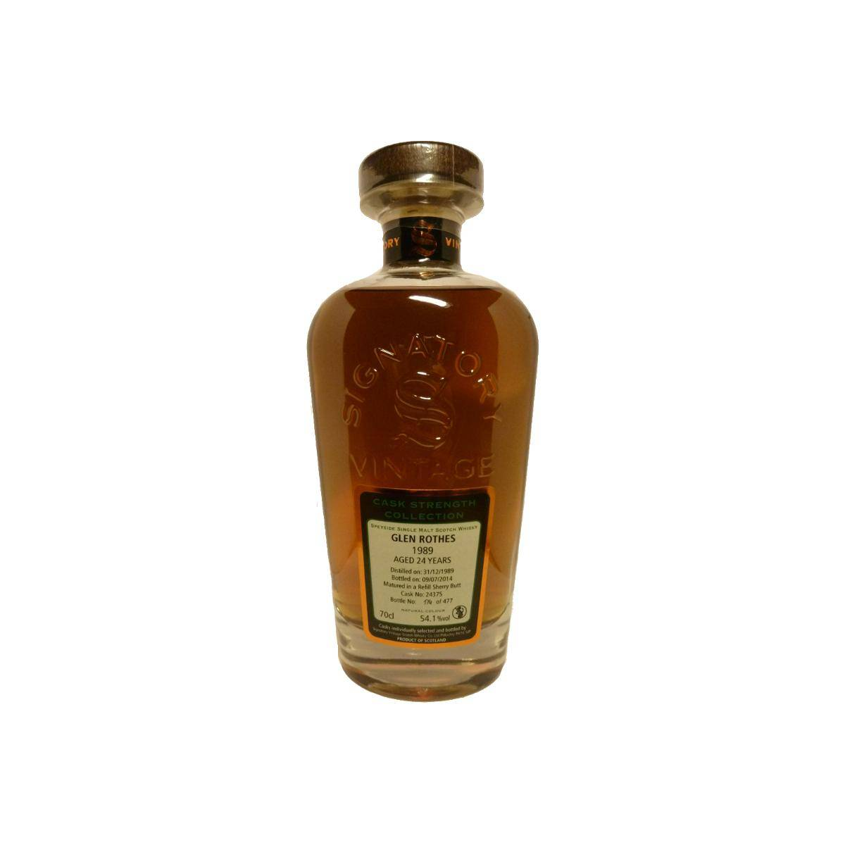The Glenrothes Cask Strength Collection 1989 24 Years Single Malt Whisky