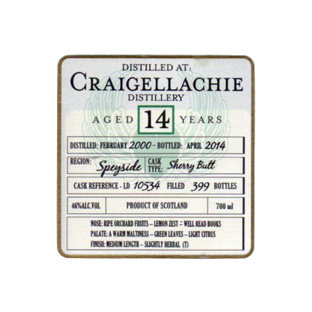 Craigellachie 2000 14 Years Single Malt Whisky 4