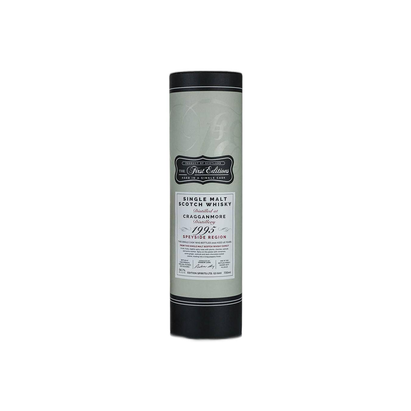 Cragganmore The First Editions 1995 26 Years Single Malt Whisky 2